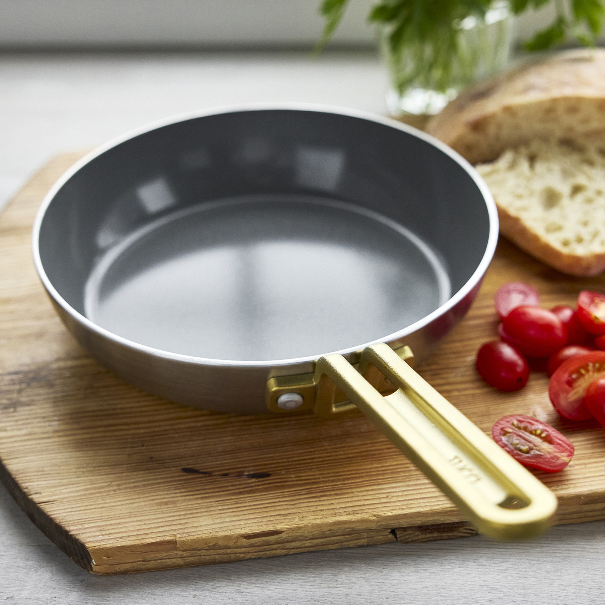 GreenPan™ Stanley Tucci™ Stainless-Steel Ceramic Nonstick Fry Pan Set of 2