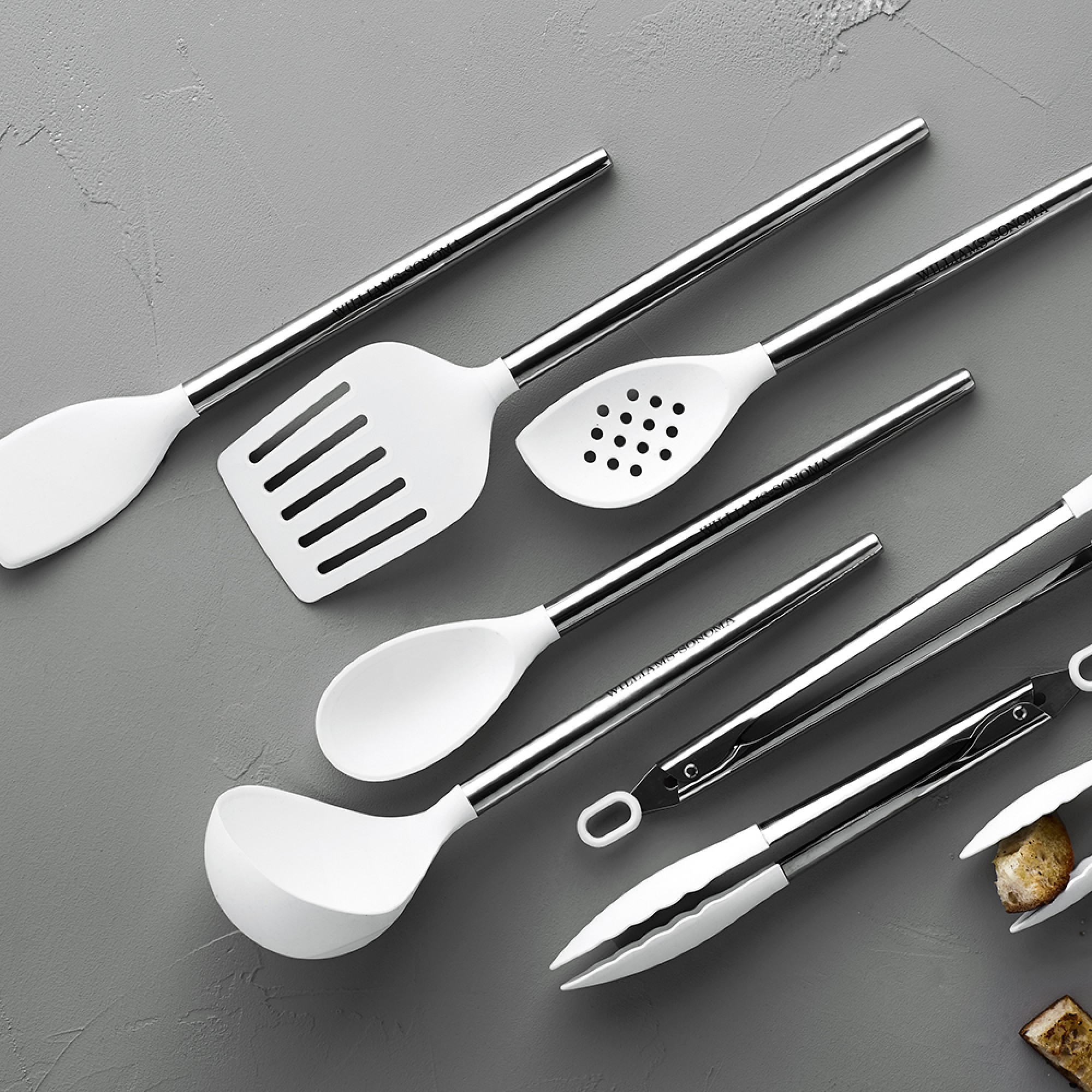 Williams Sonoma Stainless-Steel Silicone Spoon