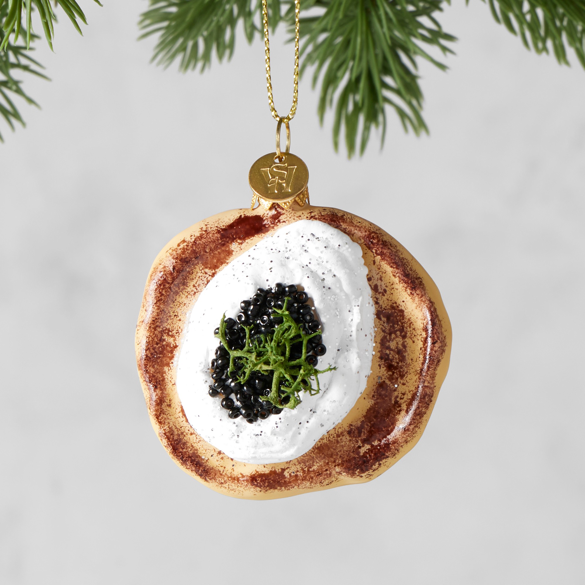 Champagne & Caviar Party Ornaments