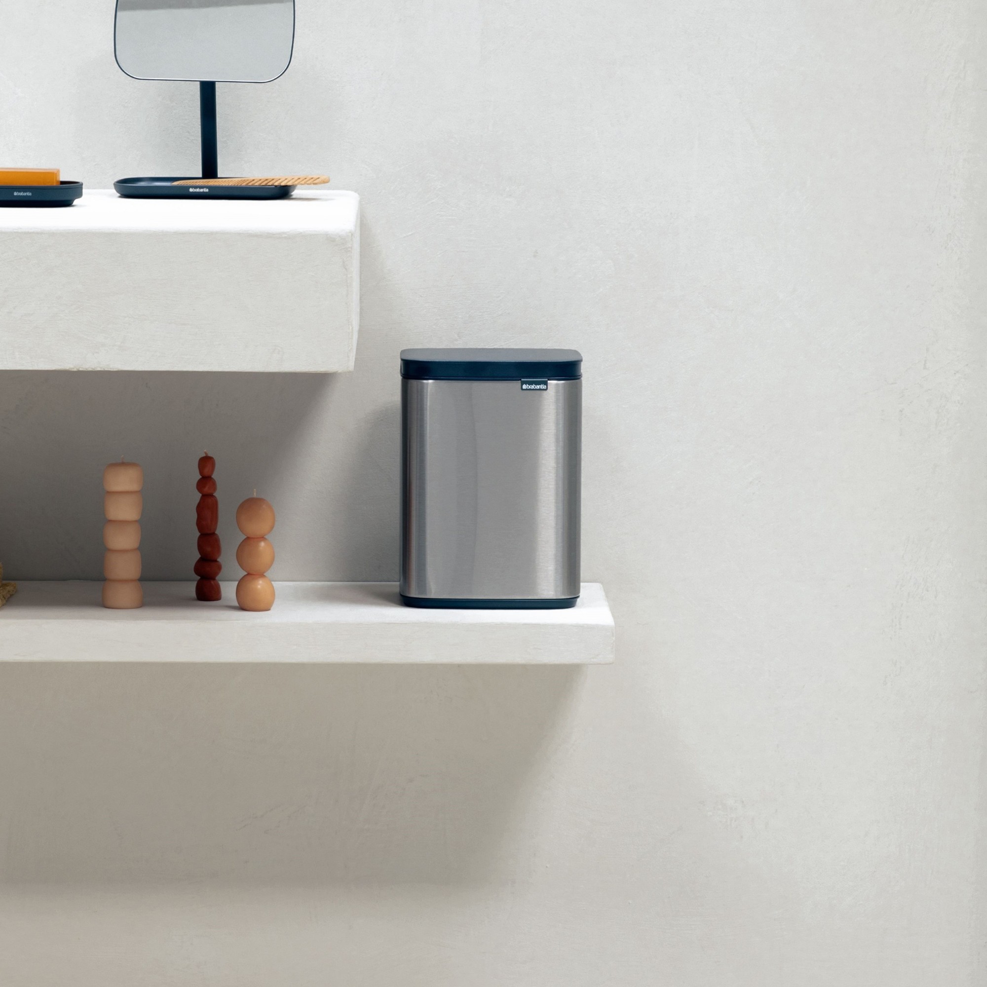 Brabantia Bo Single Compartment Trash Can, 1.1-Gallon