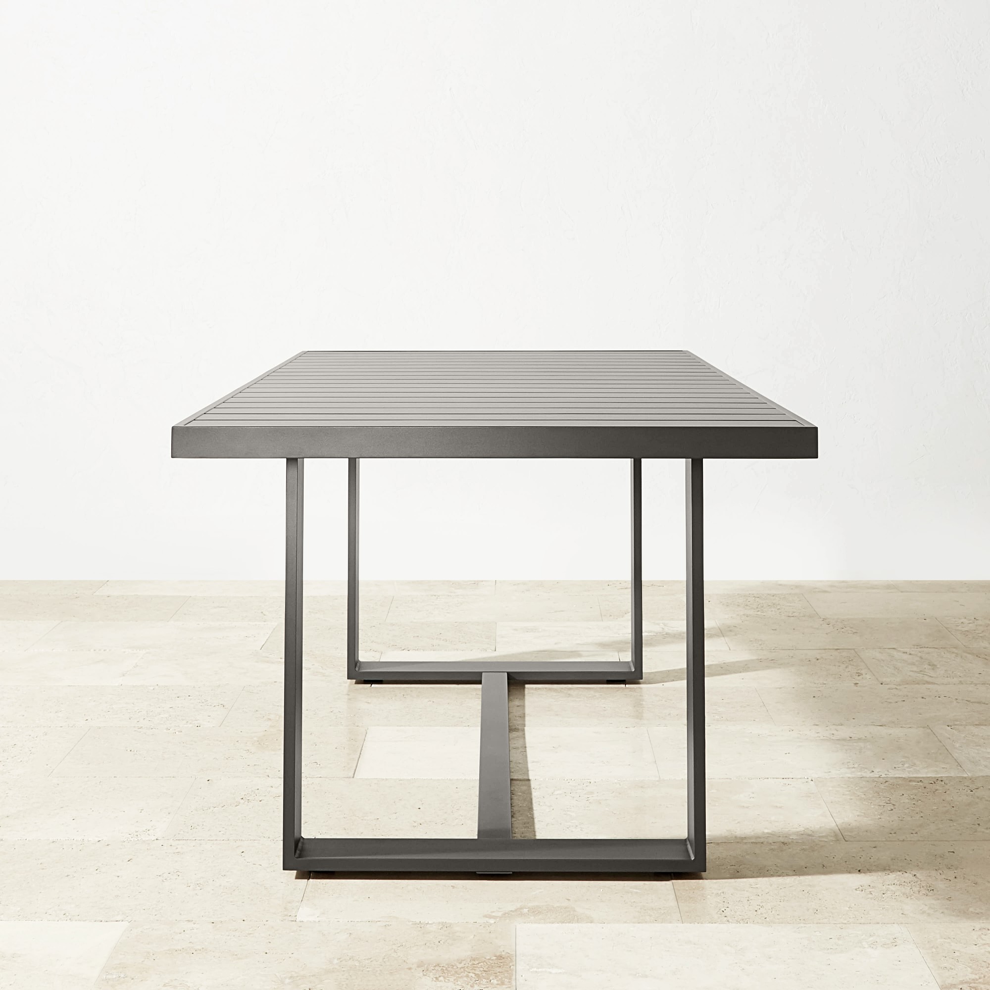 Santa Barbara Outdoor Metal Rectangular Dining Table (84