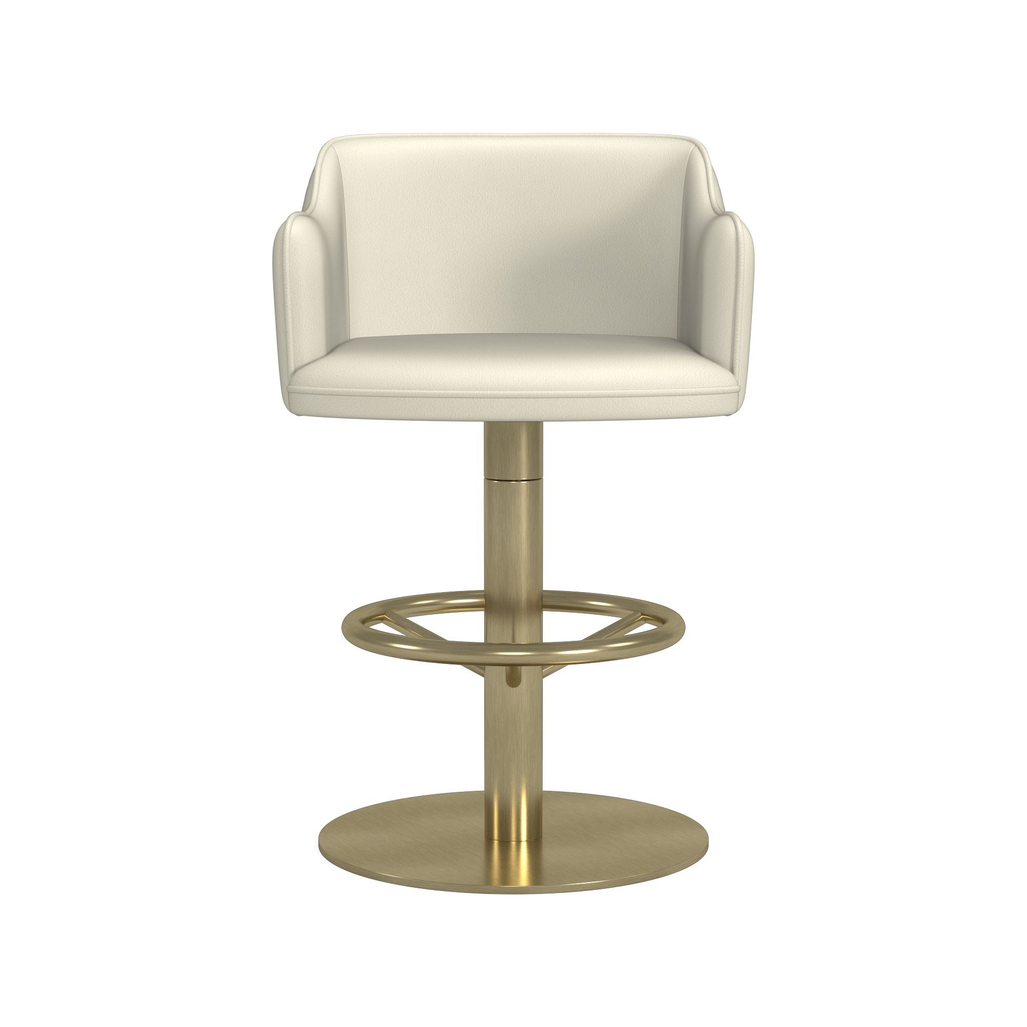 Harding Upholstered Pedestal Counter  & Bar Stool