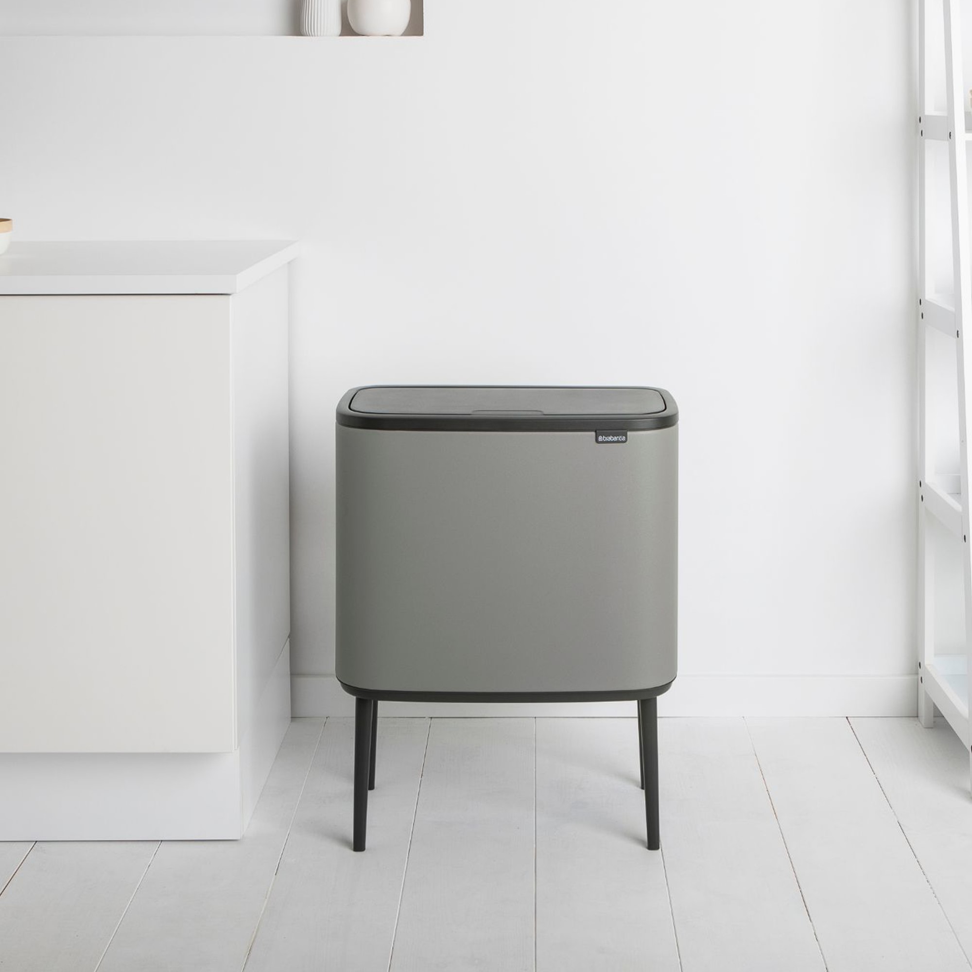 Brabantia Bo Touch Top Can, 9.5 Gallons