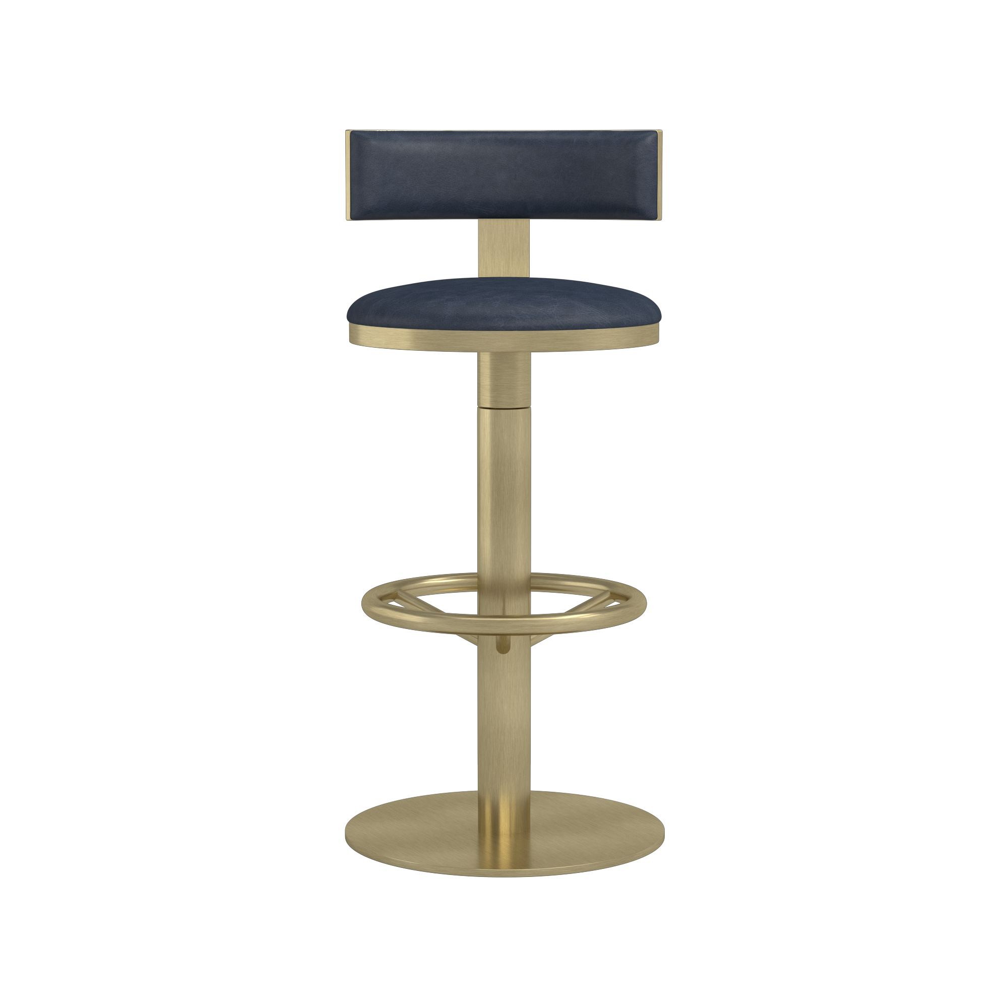 Larkin Upholstered Pedestal Counter & Bar Stool