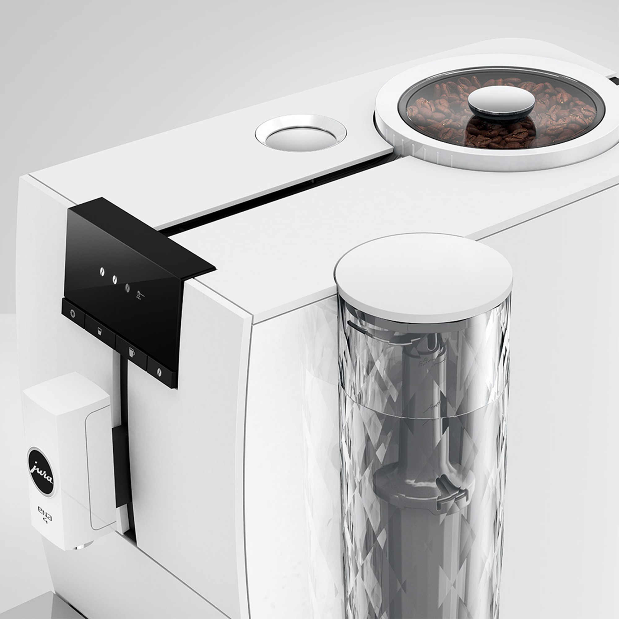 JURA ENA 4 Fully Automatic Espresso Machine in Nordic White