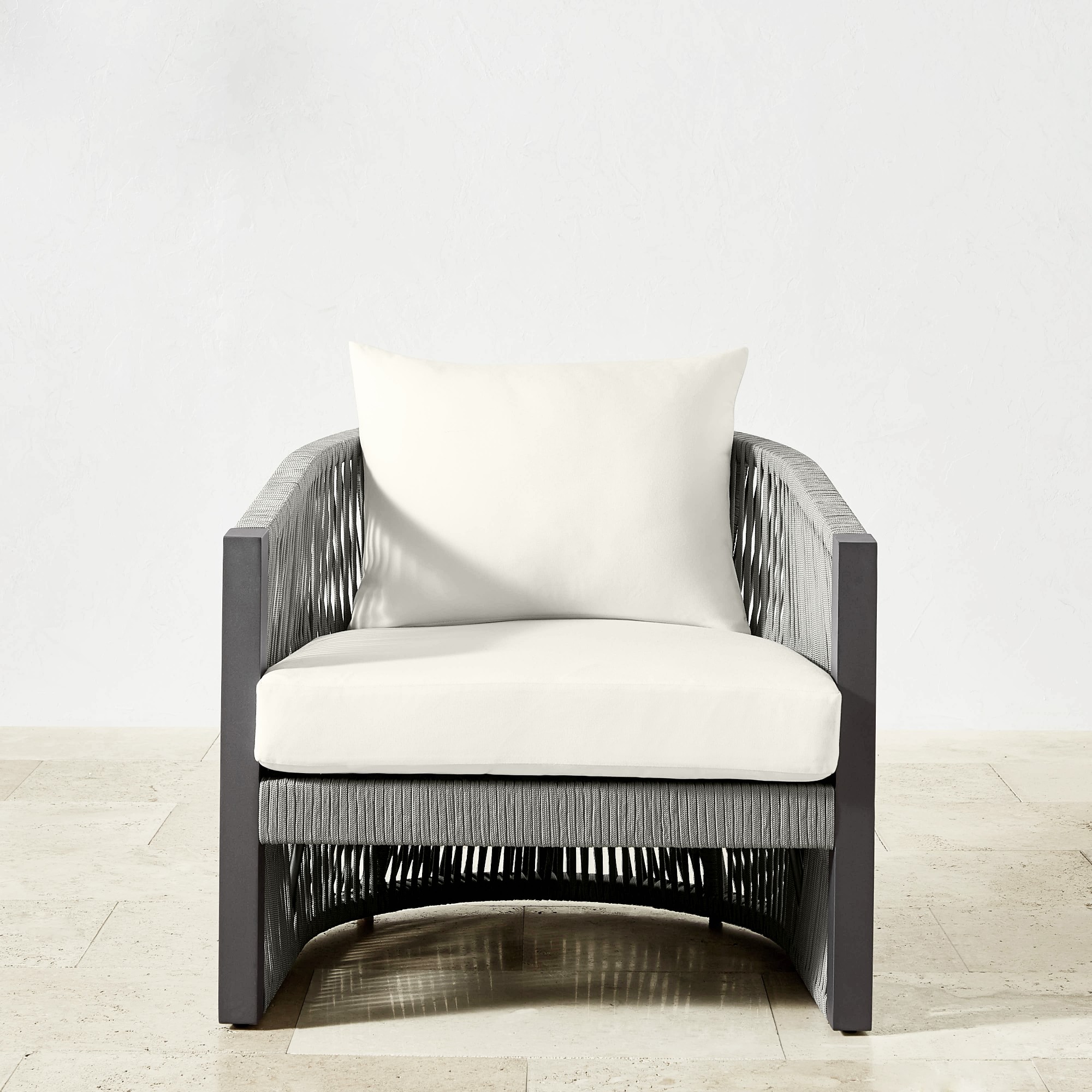 Pasadena Outdoor Metal Club Chair