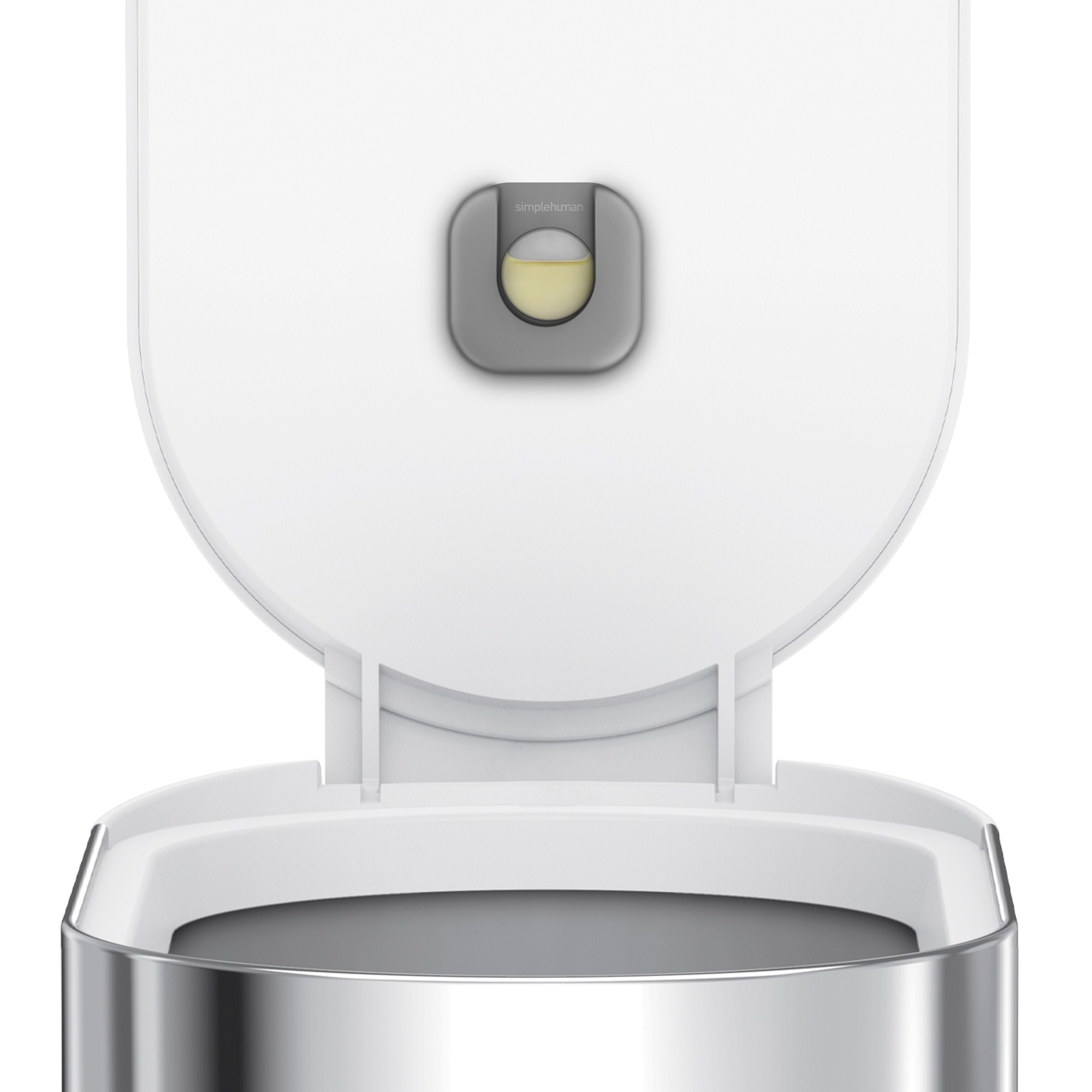 simplehuman™ 45-Liter Slim Hands-Free Kitchen Step Trash Can with Liner Rim