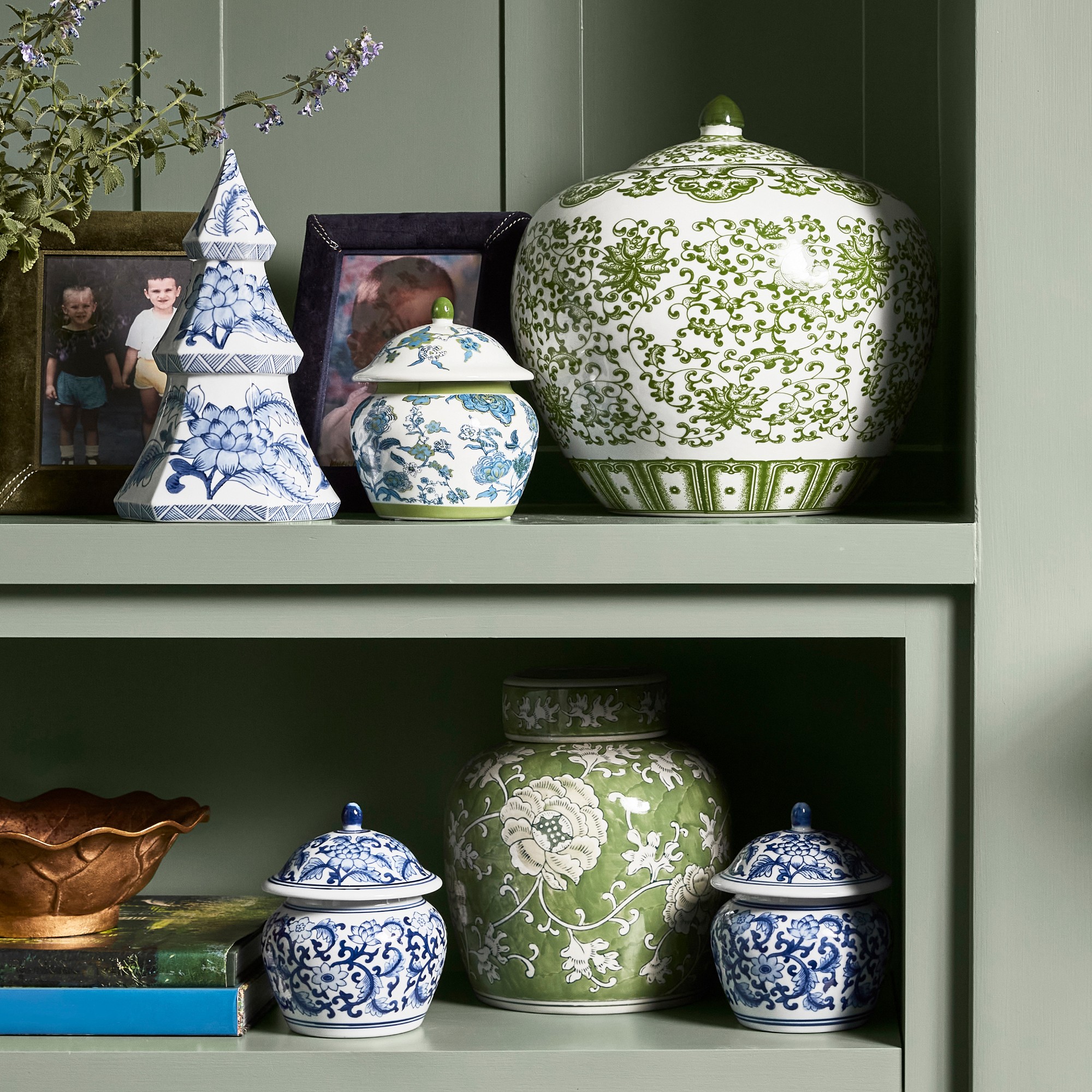 Chinoiserie Lidded Jar