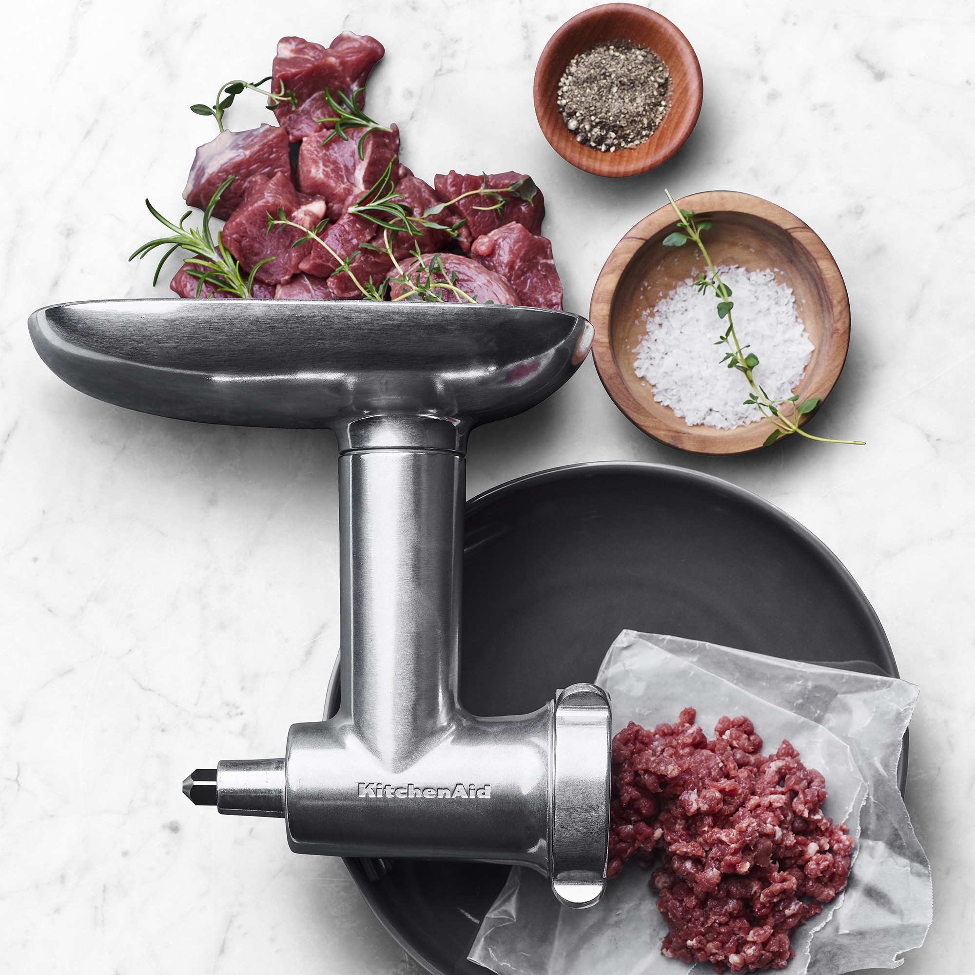KitchenAid® Mixer Metal Food Grinder Attachment