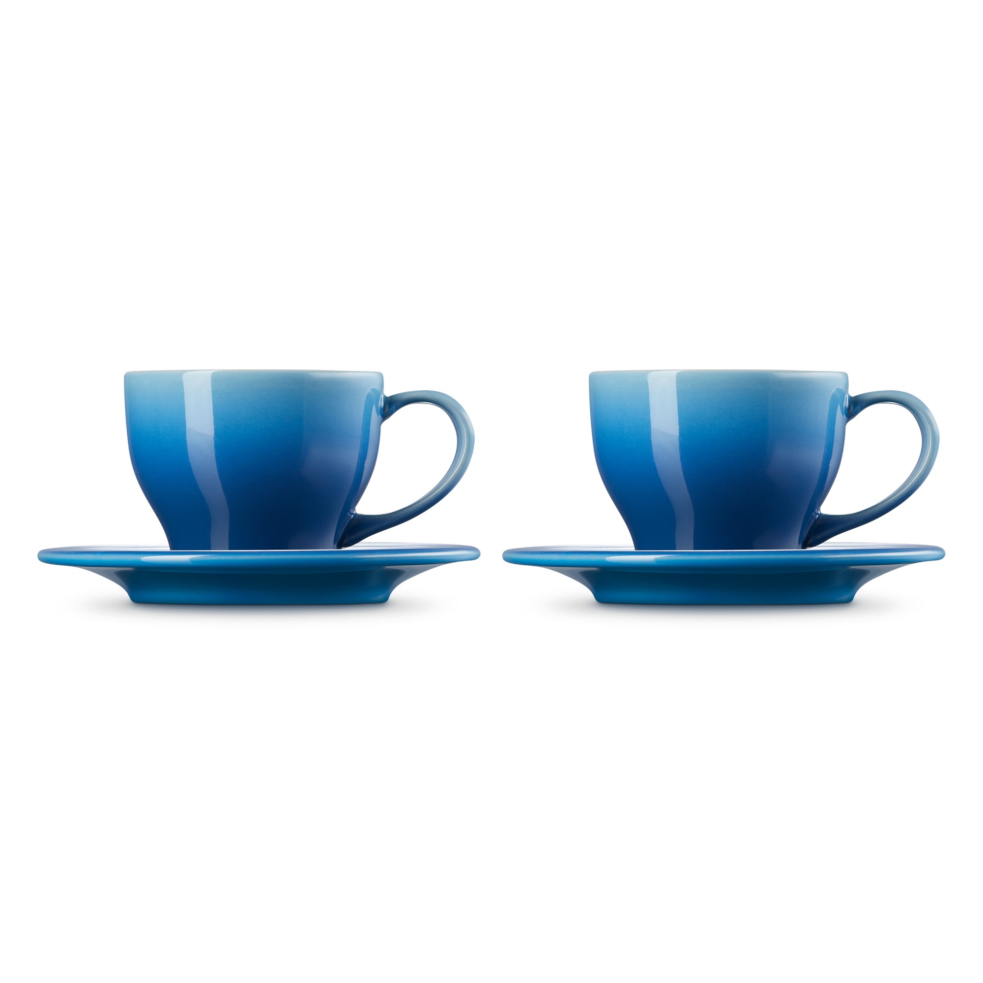 Le Creuset Cappuccino Cups & Saucers, Set of 2