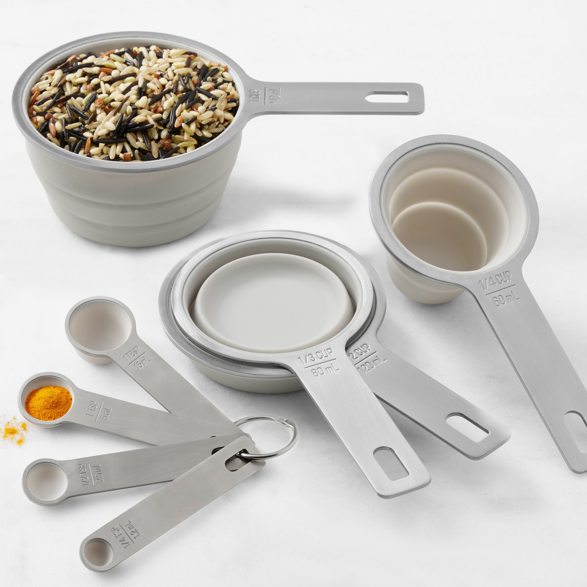 Williams Sonoma Collapsible Measuring Cups and Spoons