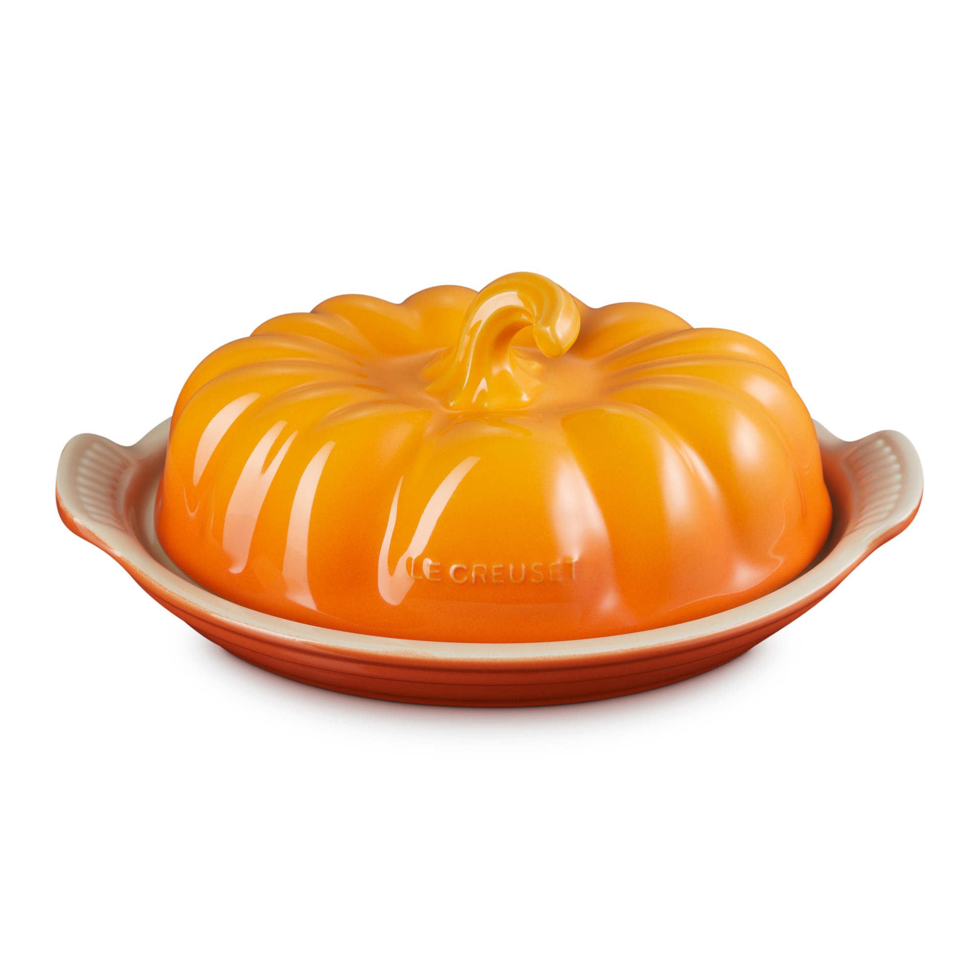 Le Creuset Stoneware Pumpkin Butter Dish