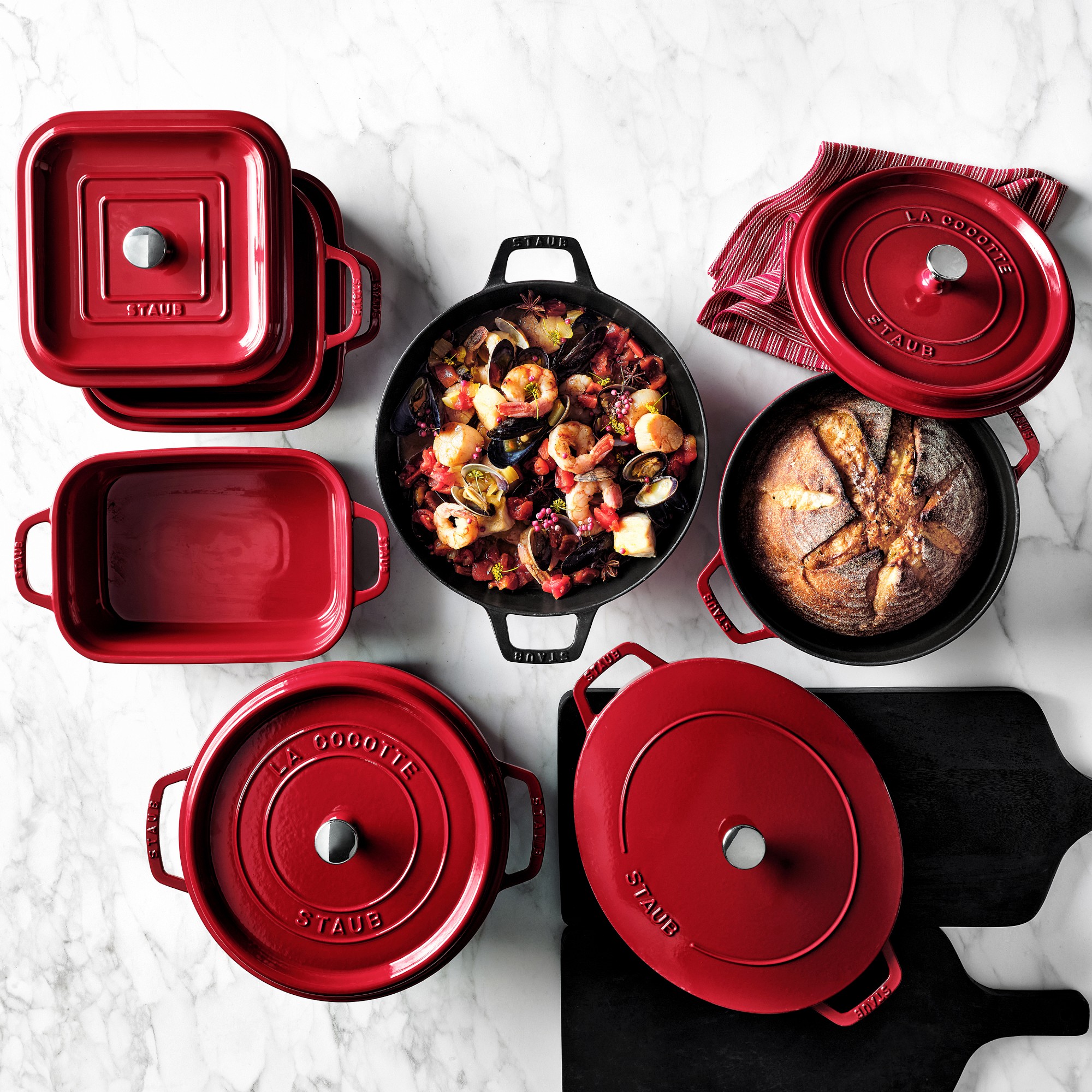 Staub Enameled Cast Iron Round Dutch Oven