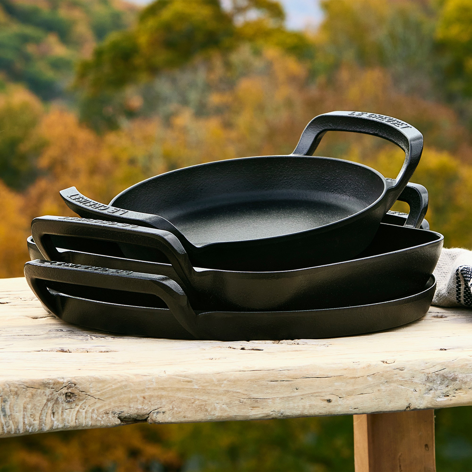 Le Creuset Alpine Outdoor Enameled Cast Iron 3-Piece Cookware Set