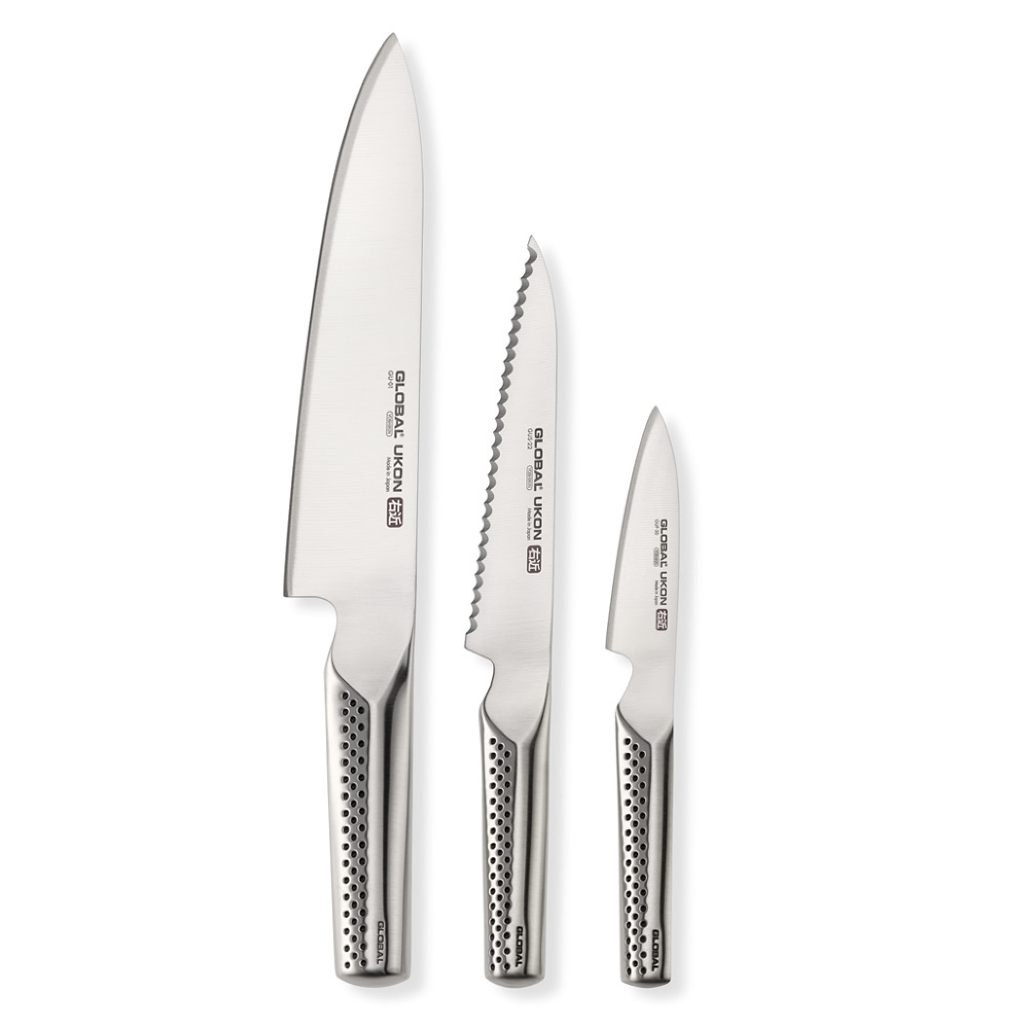 Global Ukon Starter Knives, Set of 3