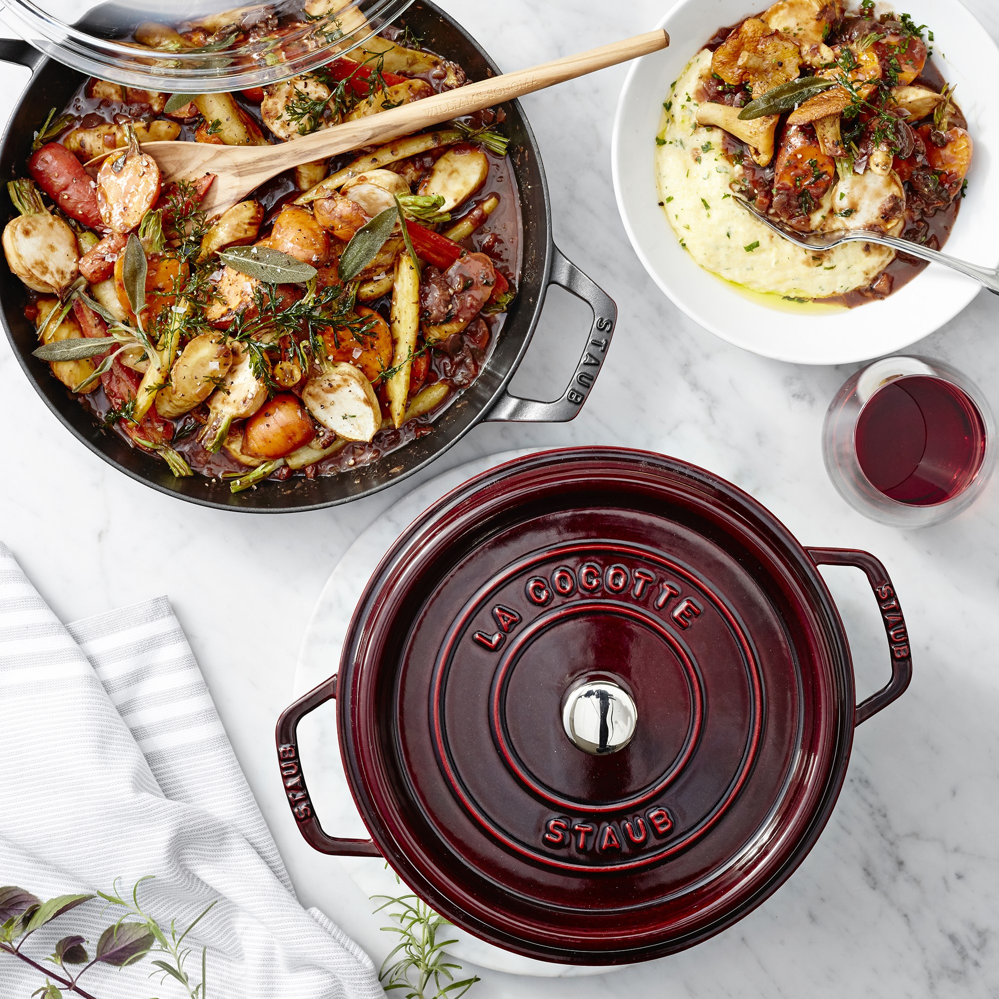 Staub Enameled Cast Iron Round Dutch Oven