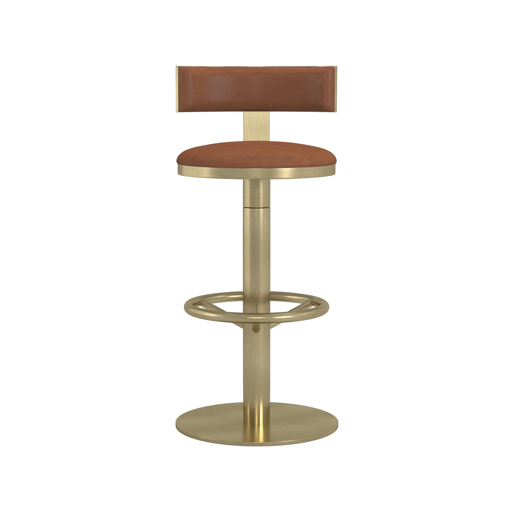 Larkin Upholstered Pedestal Counter & Bar Stool