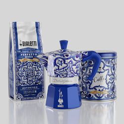 Bialetti Dolce & Gabbana Blu Mediterraneo Coffee Gift Tin