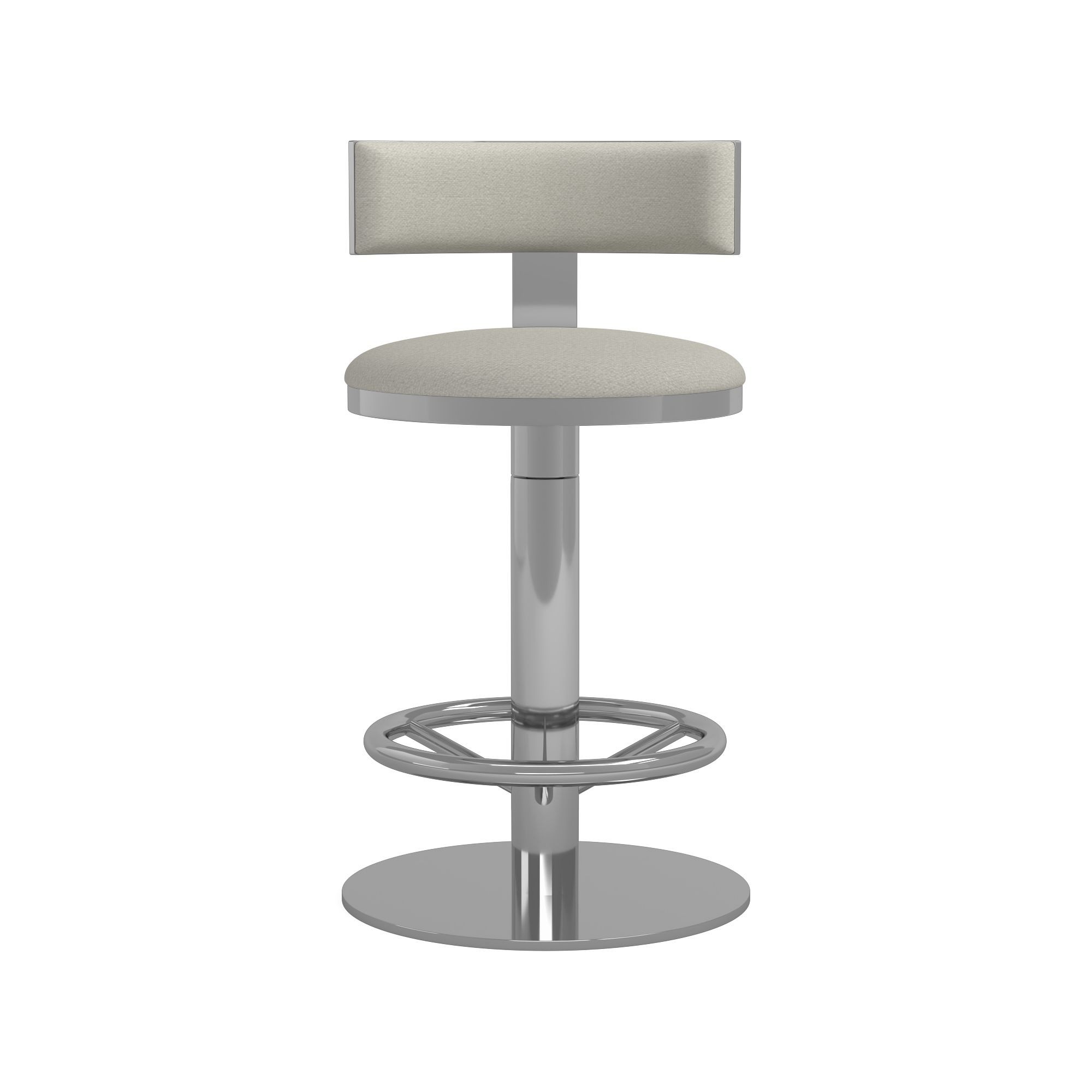 Larkin Upholstered Pedestal Counter & Bar Stool
