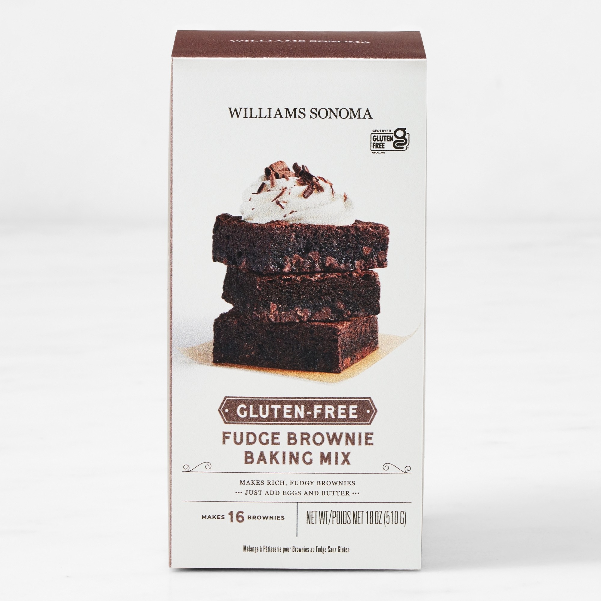 Williams Sonoma Gluten-Free Fudge Brownie Baking Mix
