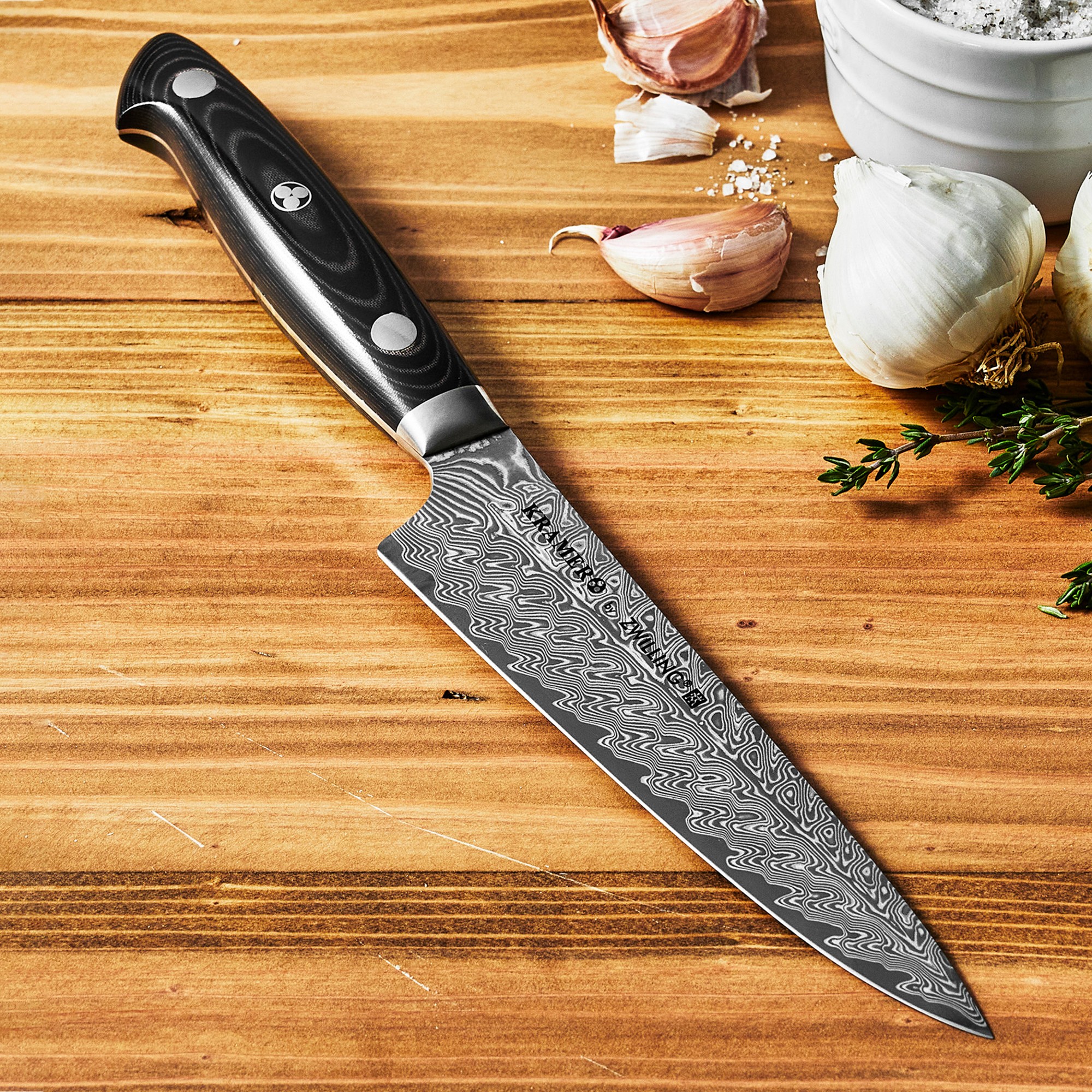 Zwilling Bob Kramer Damascus Steel Prep Knife, 5 1/2
