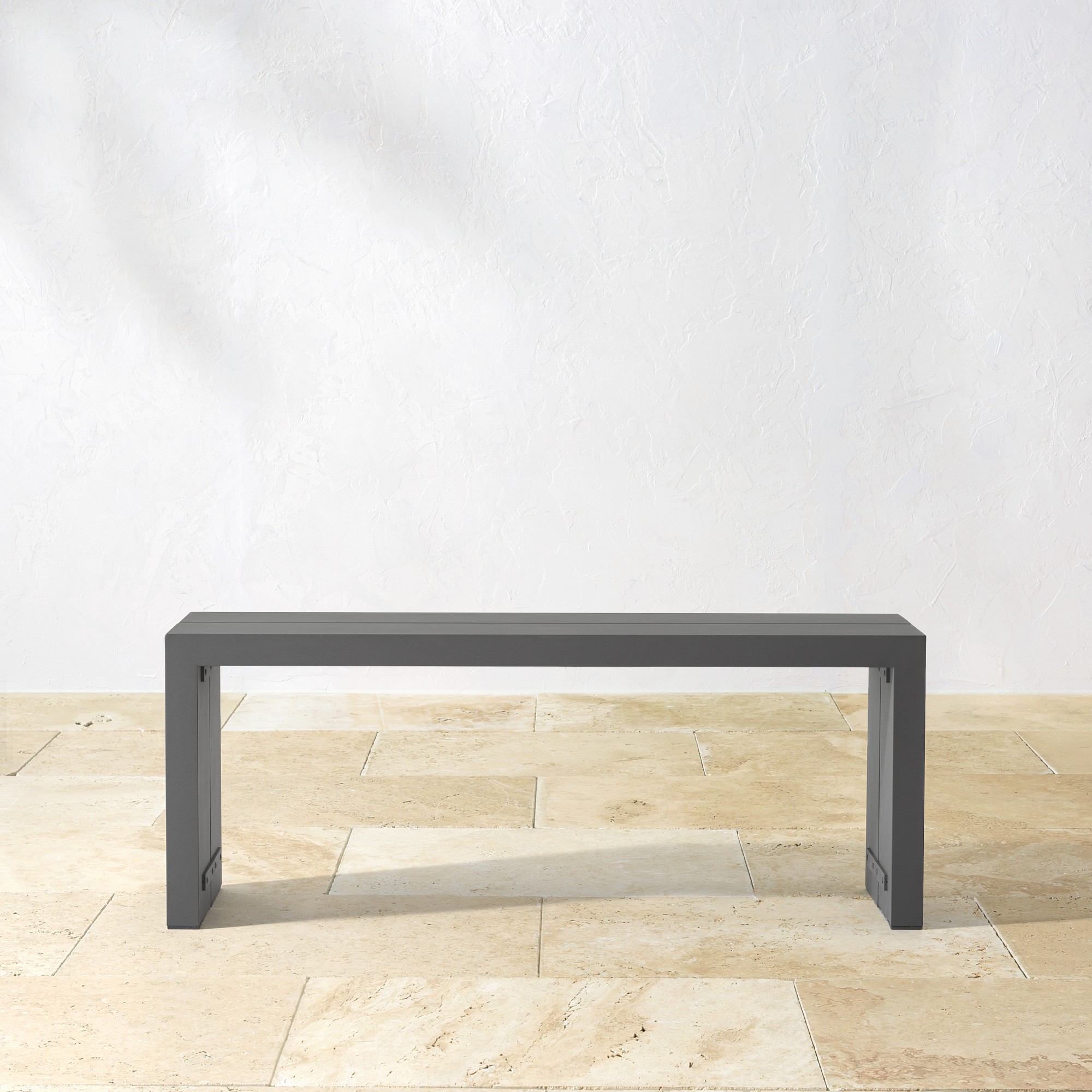 Larnaca Outdoor Metal Dining Bench (46