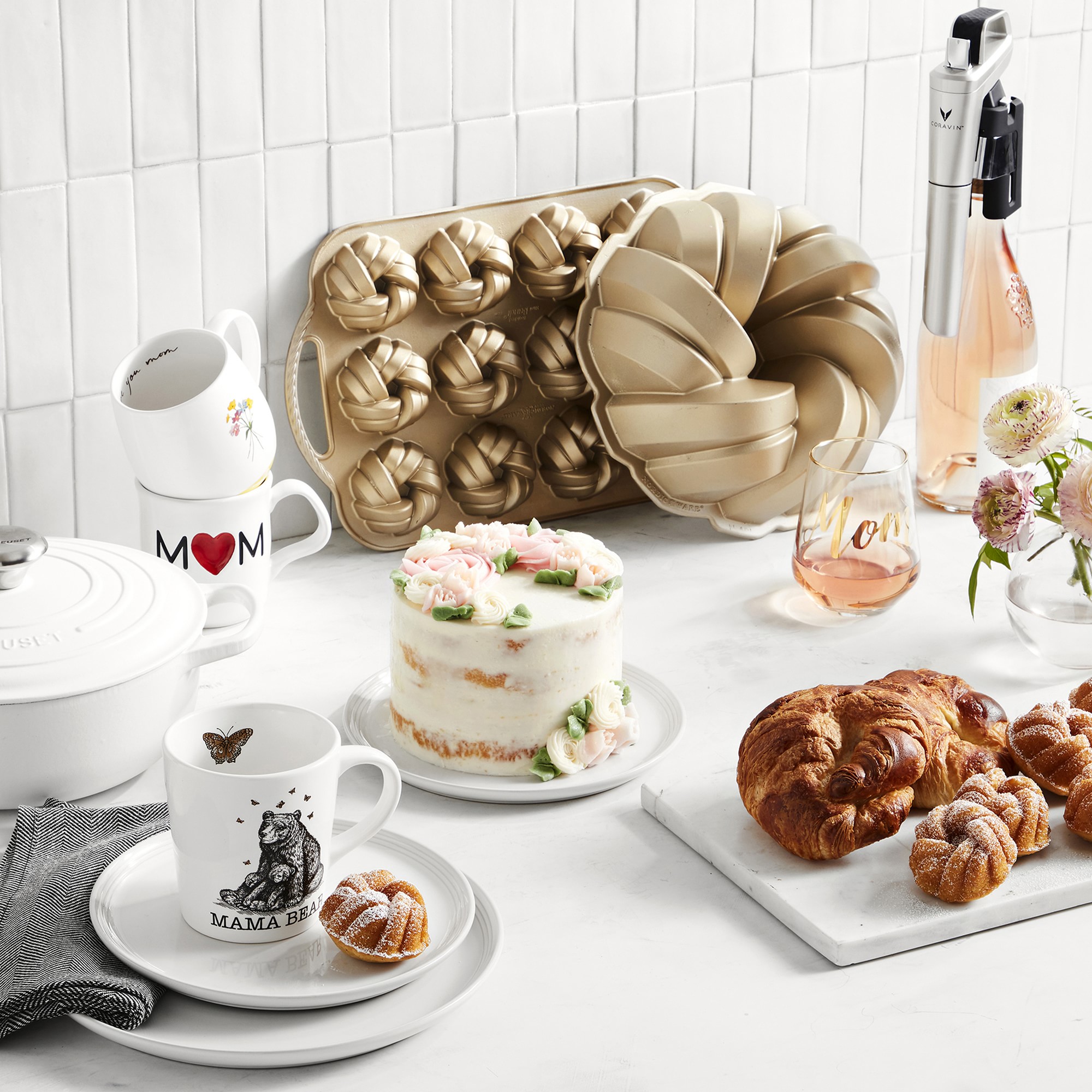 Nordic Ware Nonstick Cast Aluminum 75th Anniversary Bundt® Cake Pan