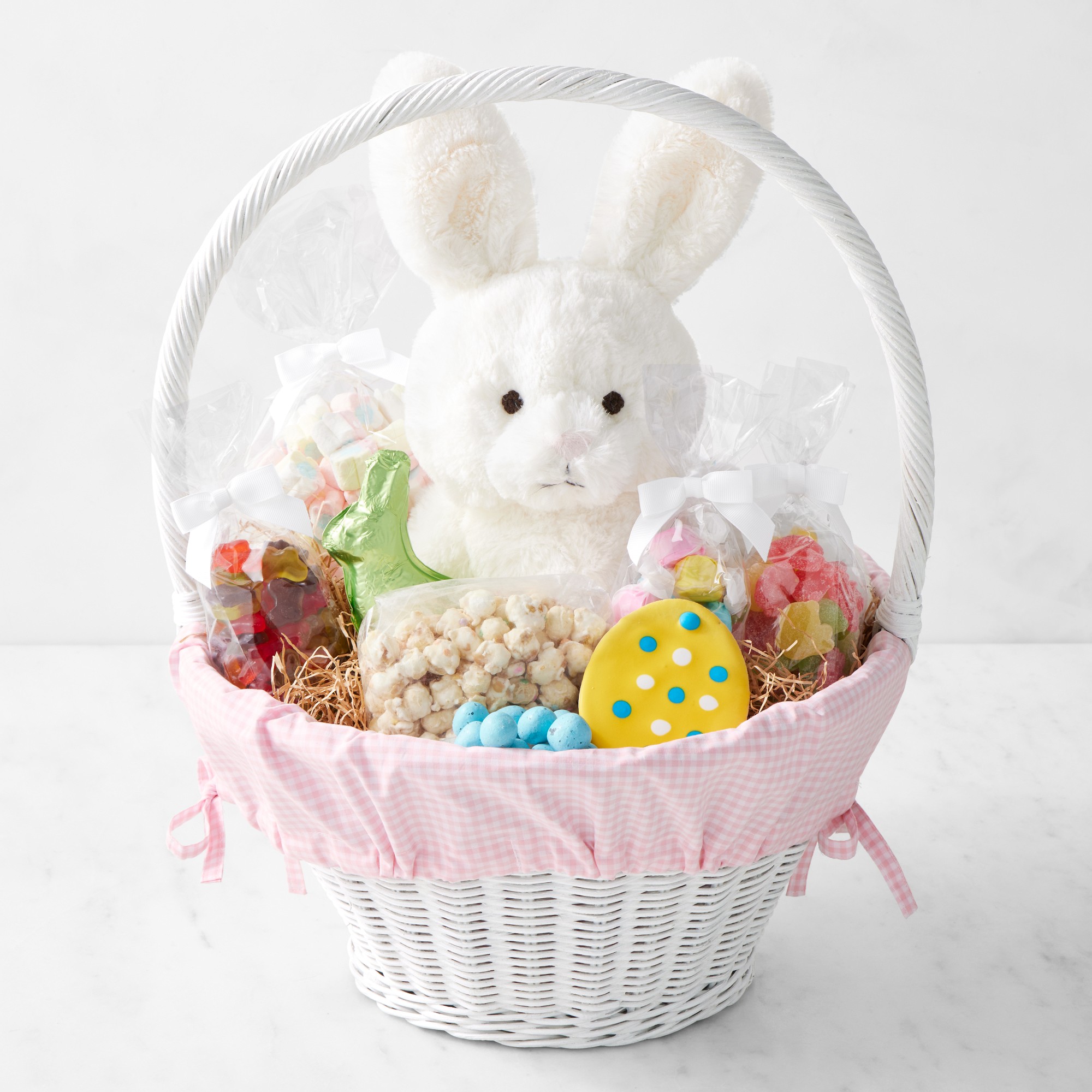 Pottery Barn Kids x Williams Sonoma Large Classic Gingham Easter Basket
