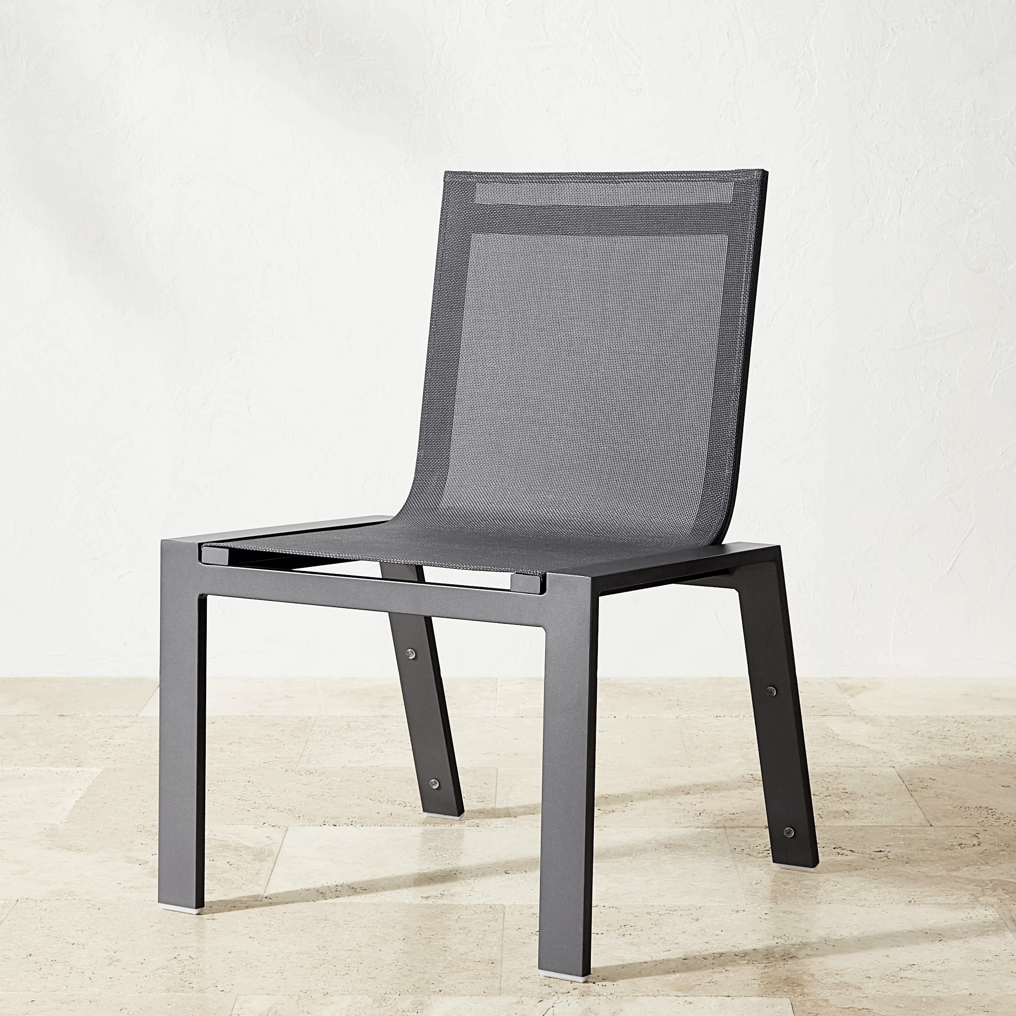 Santa Barbara Outdoor Metal Dining Side Chair