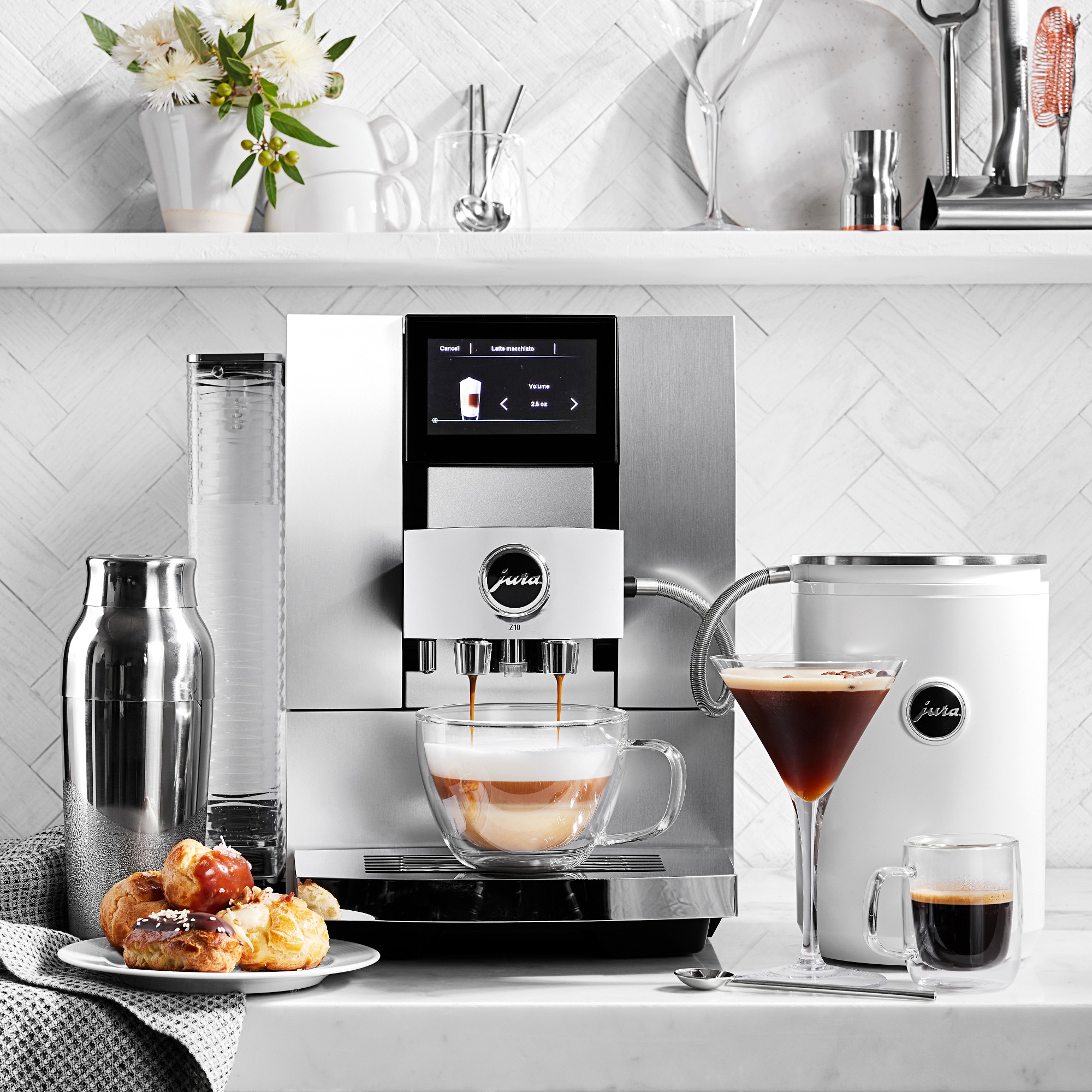 JURA Z10 Fully Automatic Espresso Machine with Cold Brew