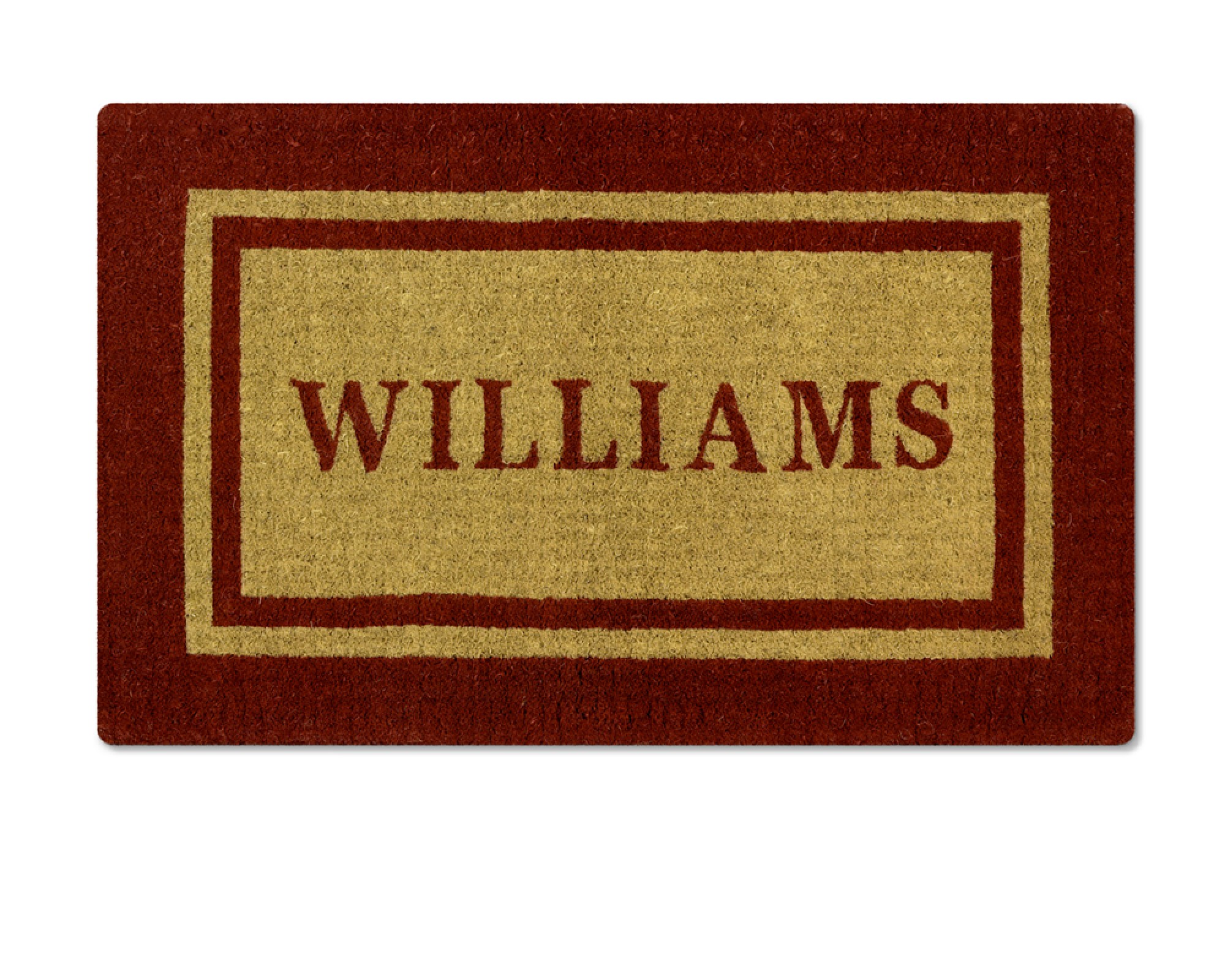 Personalized Double Border Doormat