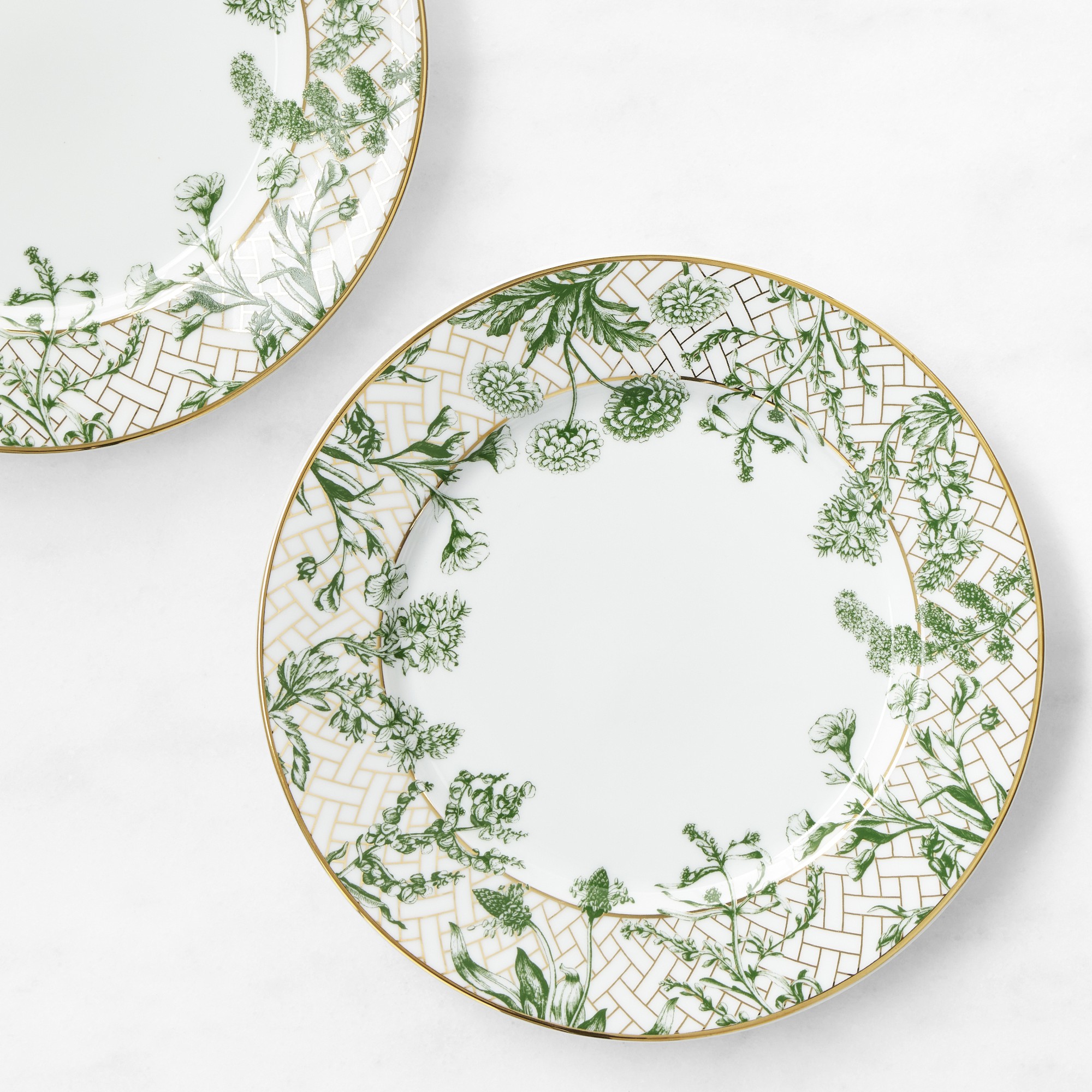 Garden Lattice Salad Plates