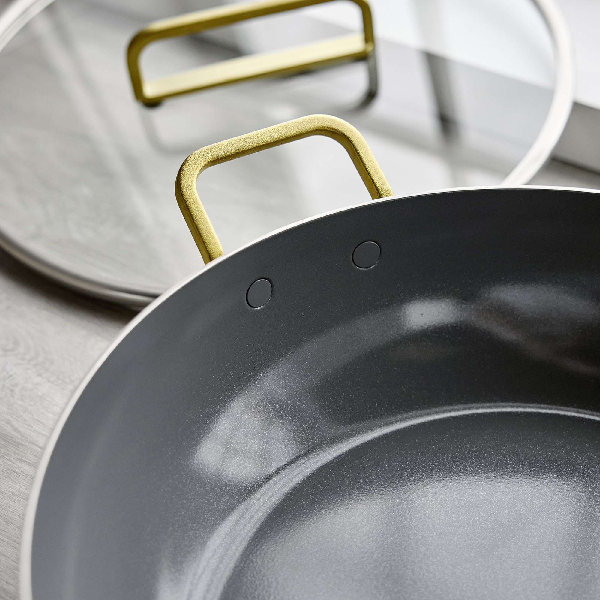 GreenPan™ Stanley Tucci™ Stainless-Steel Ceramic Nonstick Essential Stanley Pan, 6 1/2-Qt.