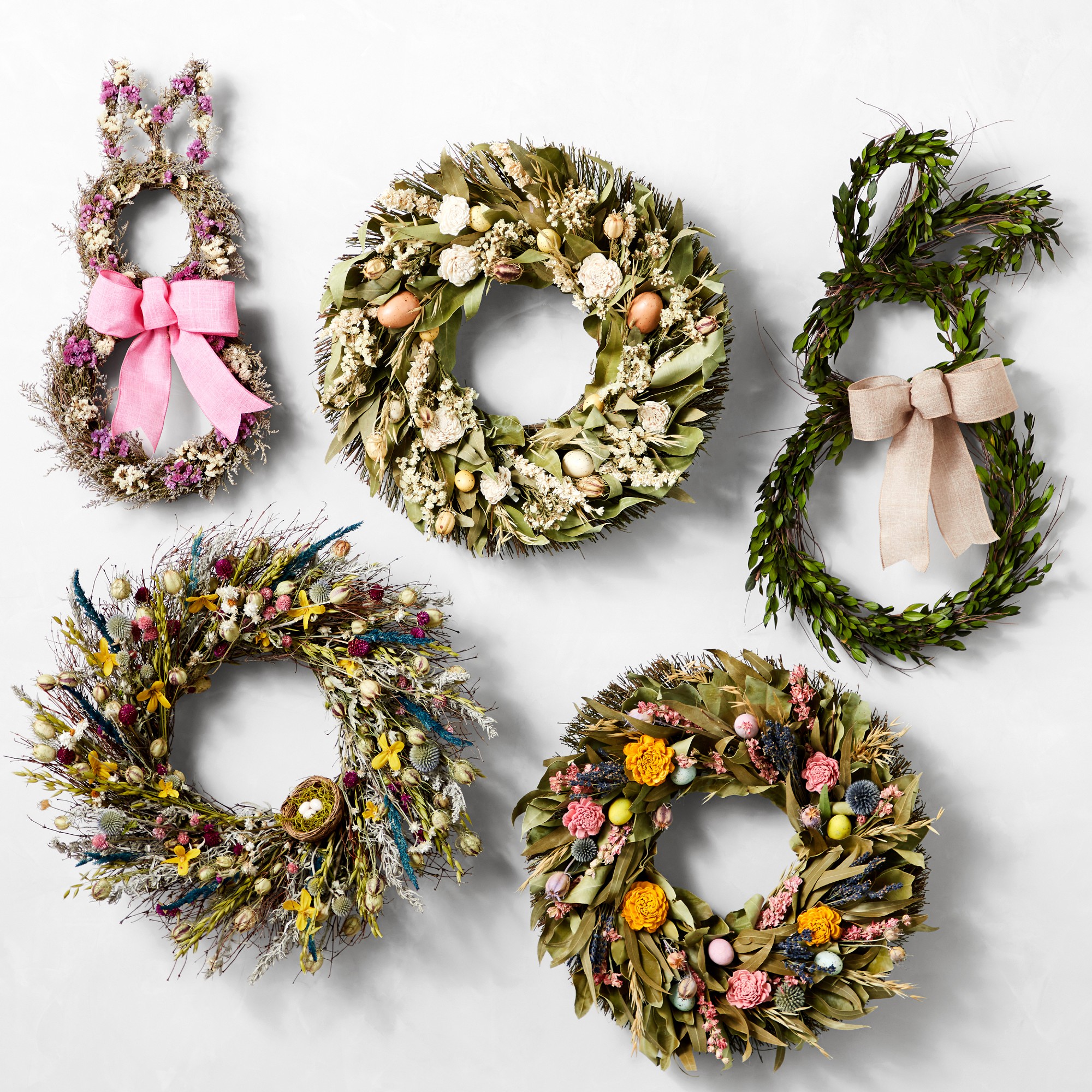 Easter Blossom Live Live Wreath, 20