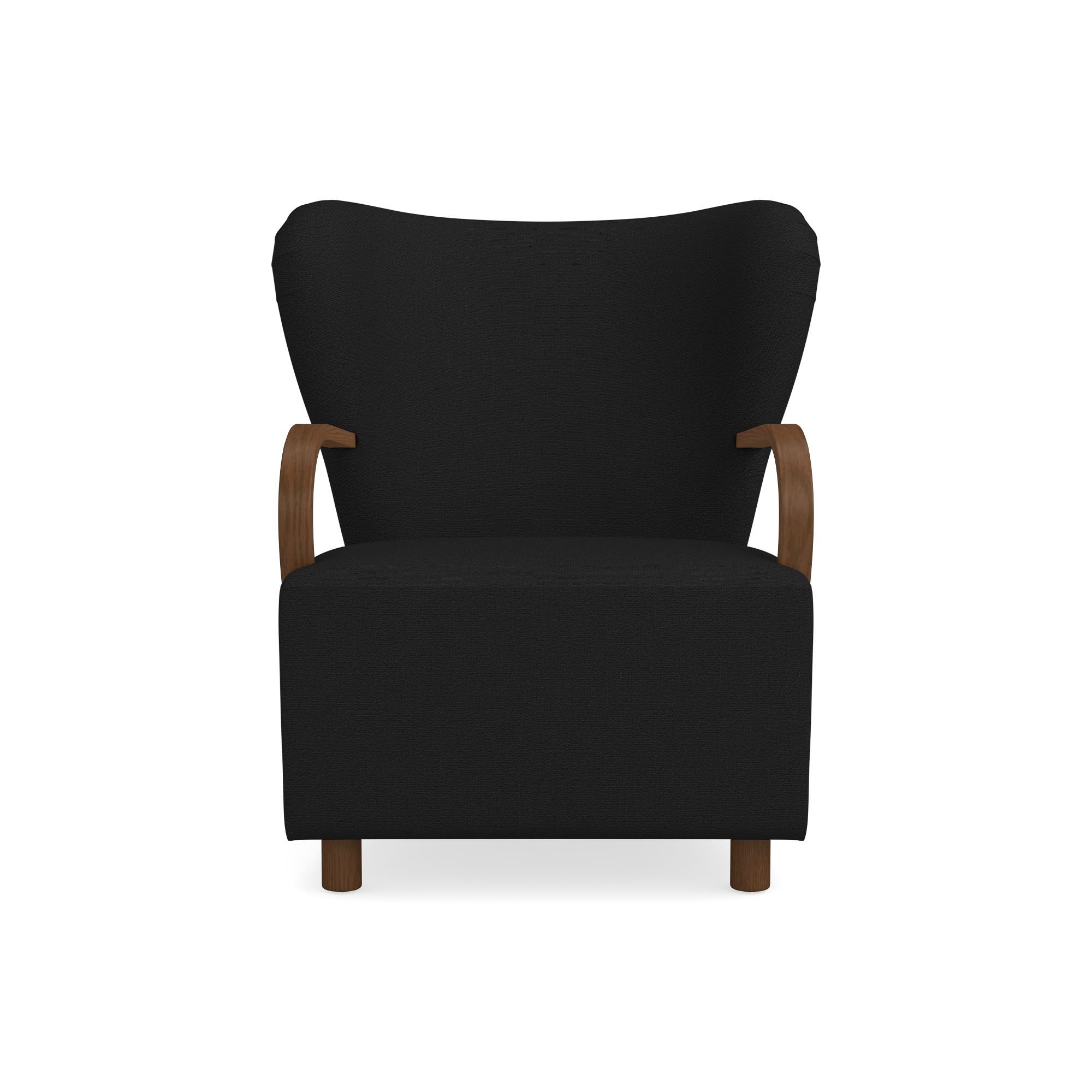 Corban Bentwood Upholstered Occasional Chair