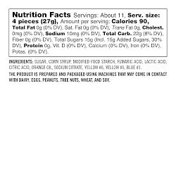 Williams Sonoma Sour Pumpkin Gummies