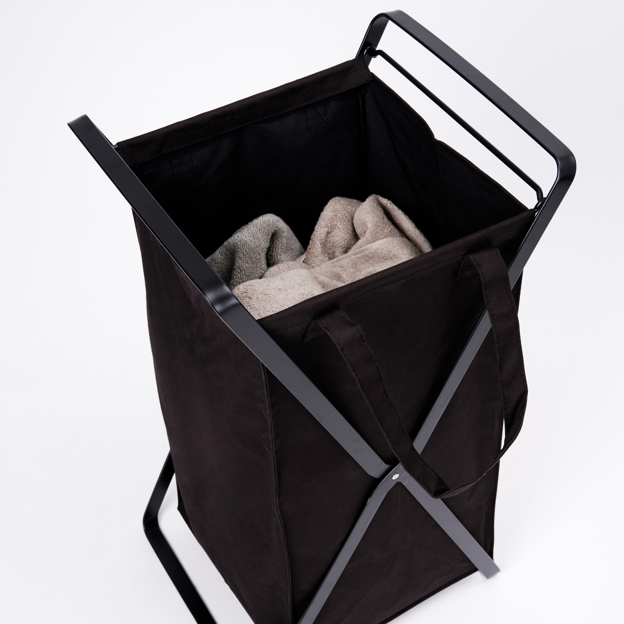 Yamazaki Home Laundry Hamper with Cotton Liner