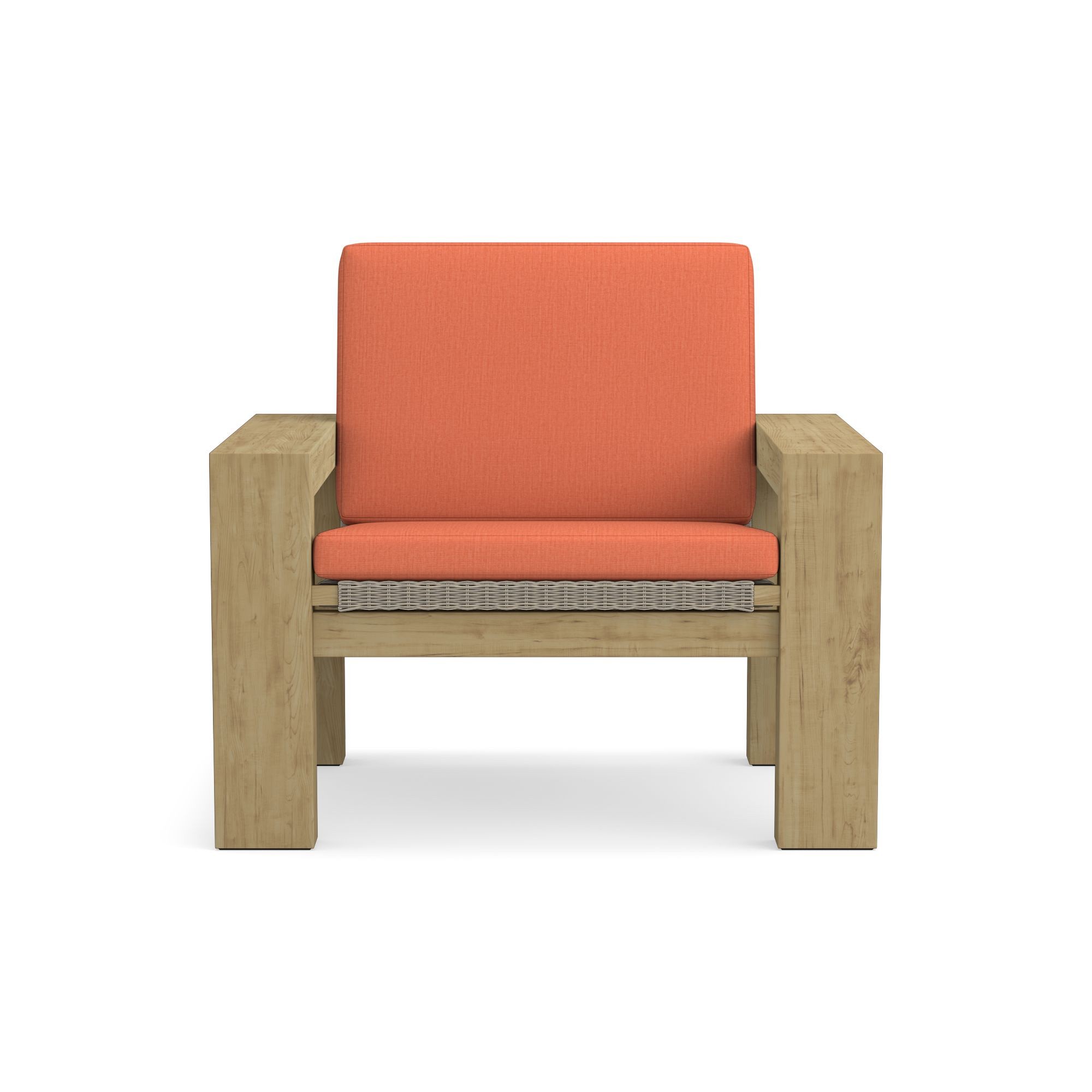 Larnaca Outdoor Teak x All-Weather-Weave Club Chair Cushions