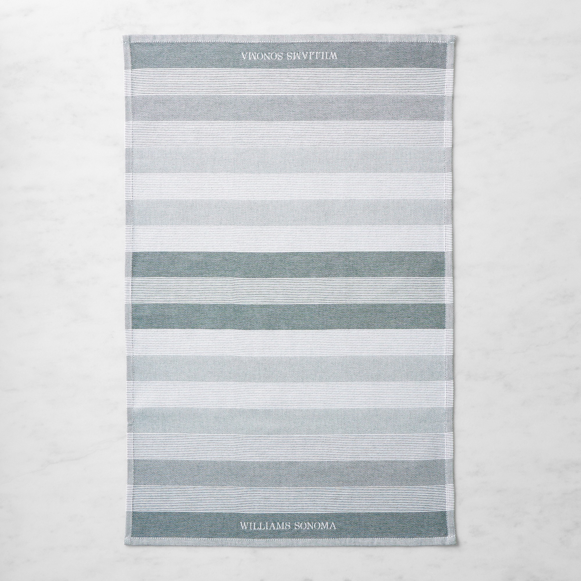 Williams Sonoma Logo Stripe Towels, Set of 4