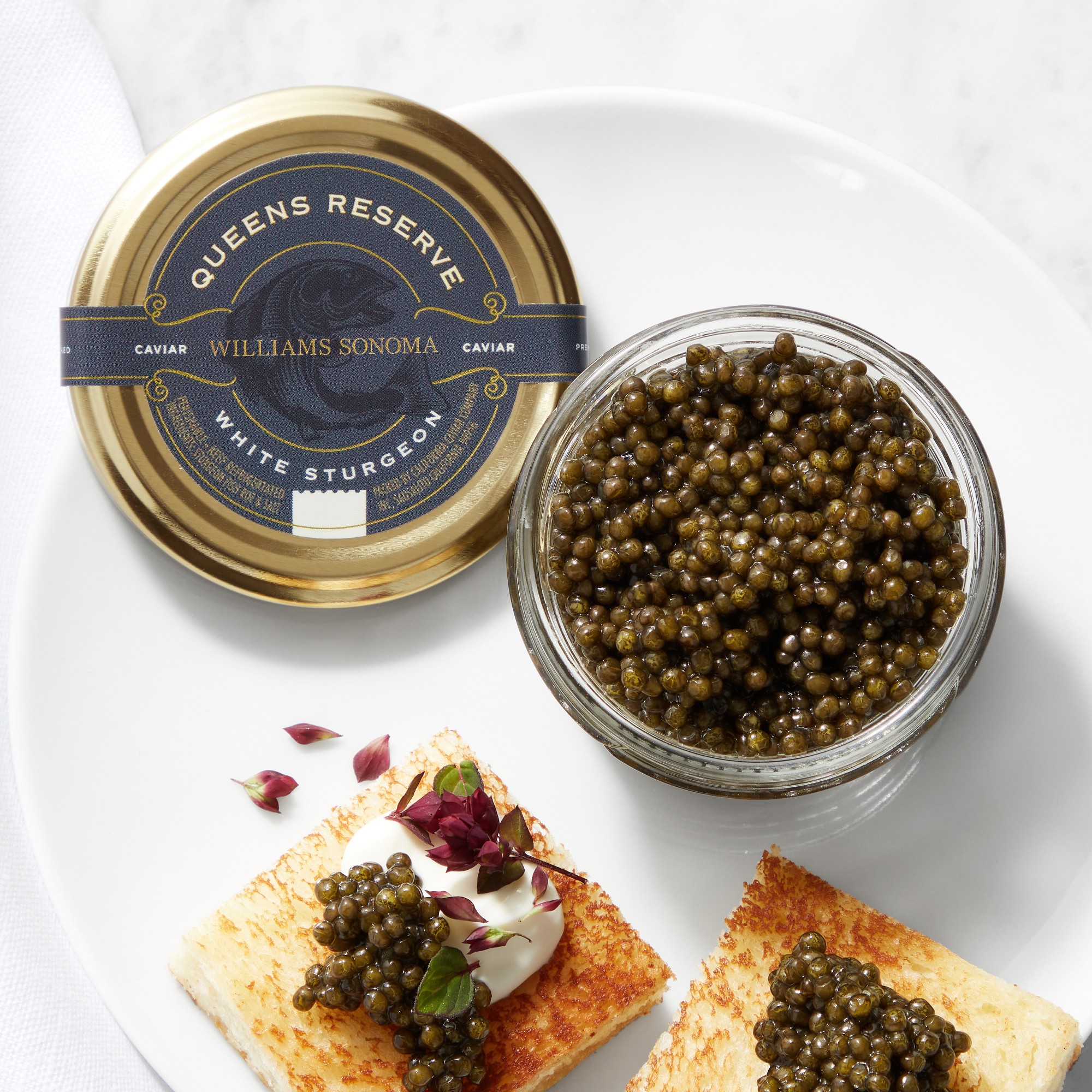 Williams Sonoma Queen Caviar Tin