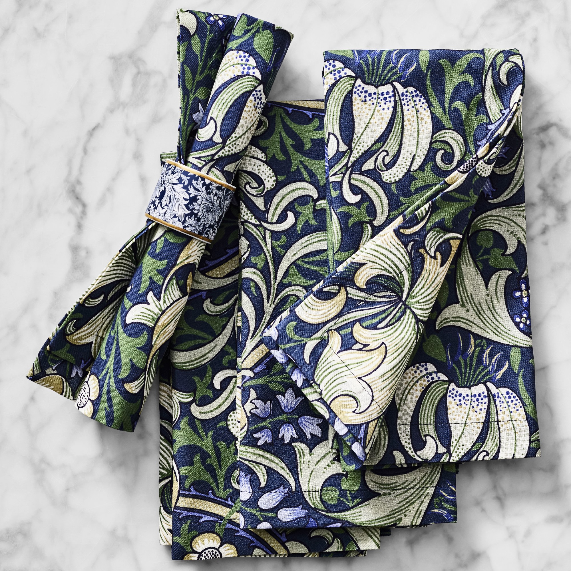 Morris & Co. x Williams Sonoma Golden Lily Napkins, Set of 4