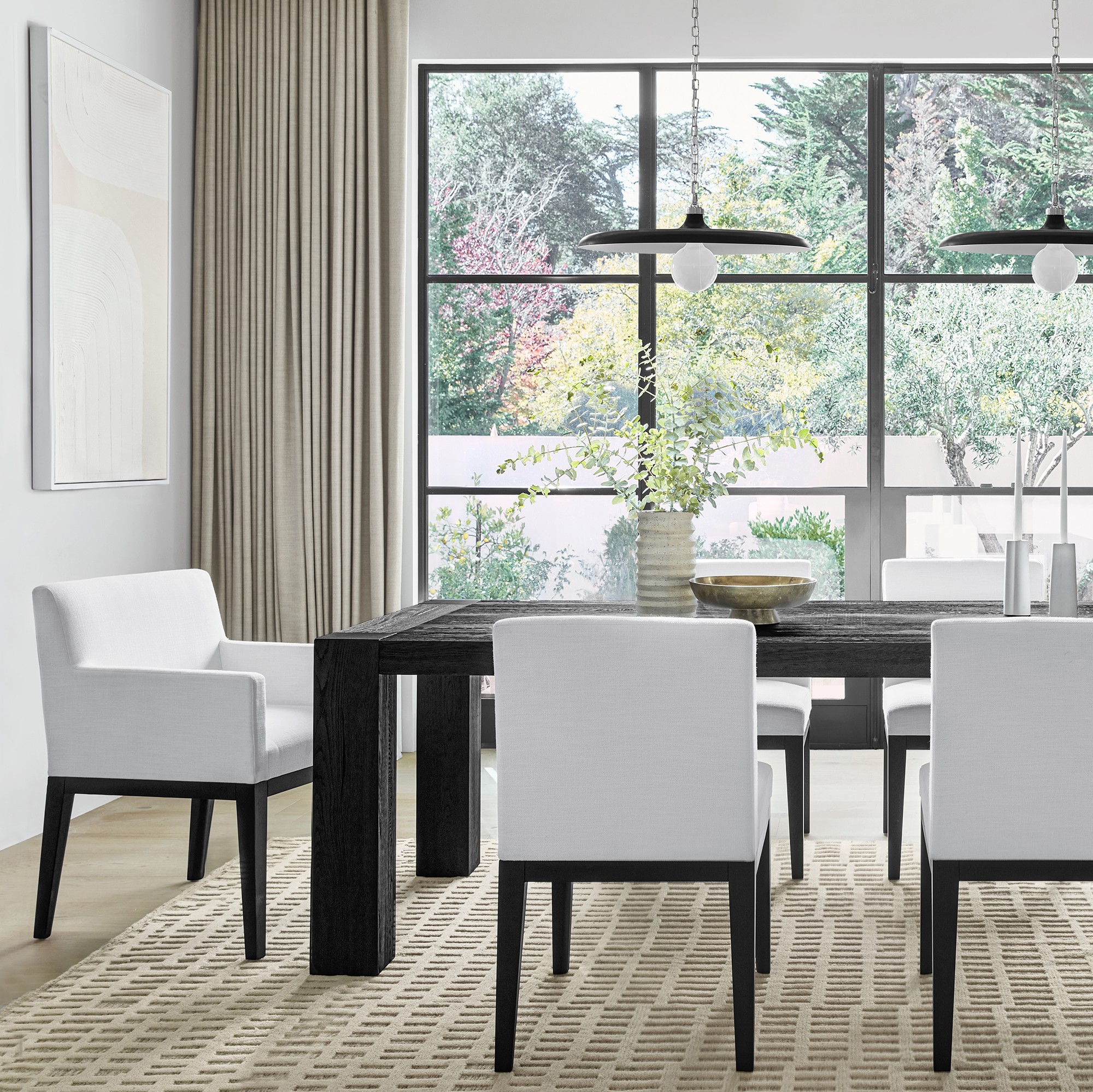 Wilson Upholstered Track Arm Chair