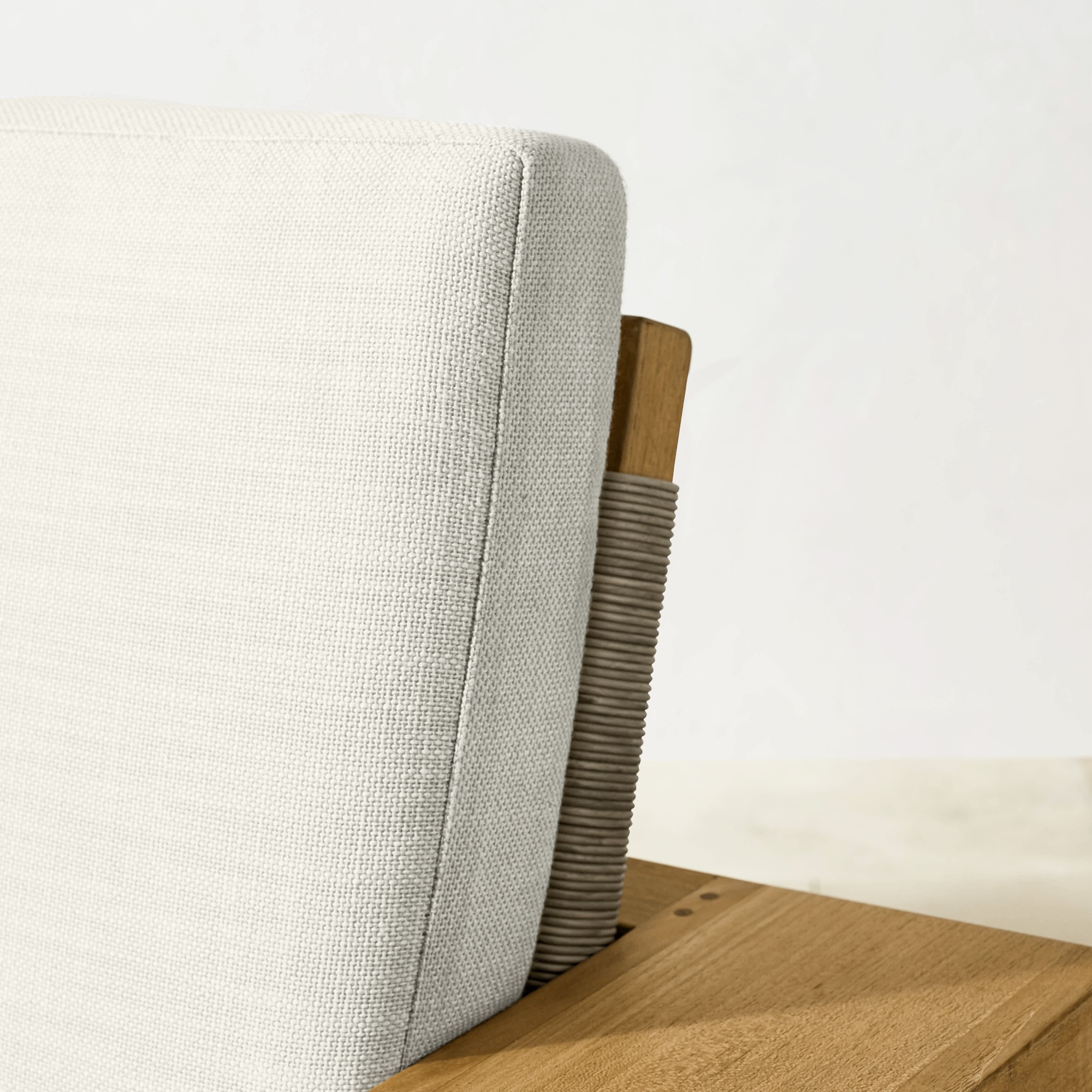 Larnaca Outdoor Teak x All-Weather Weave Sofa (68