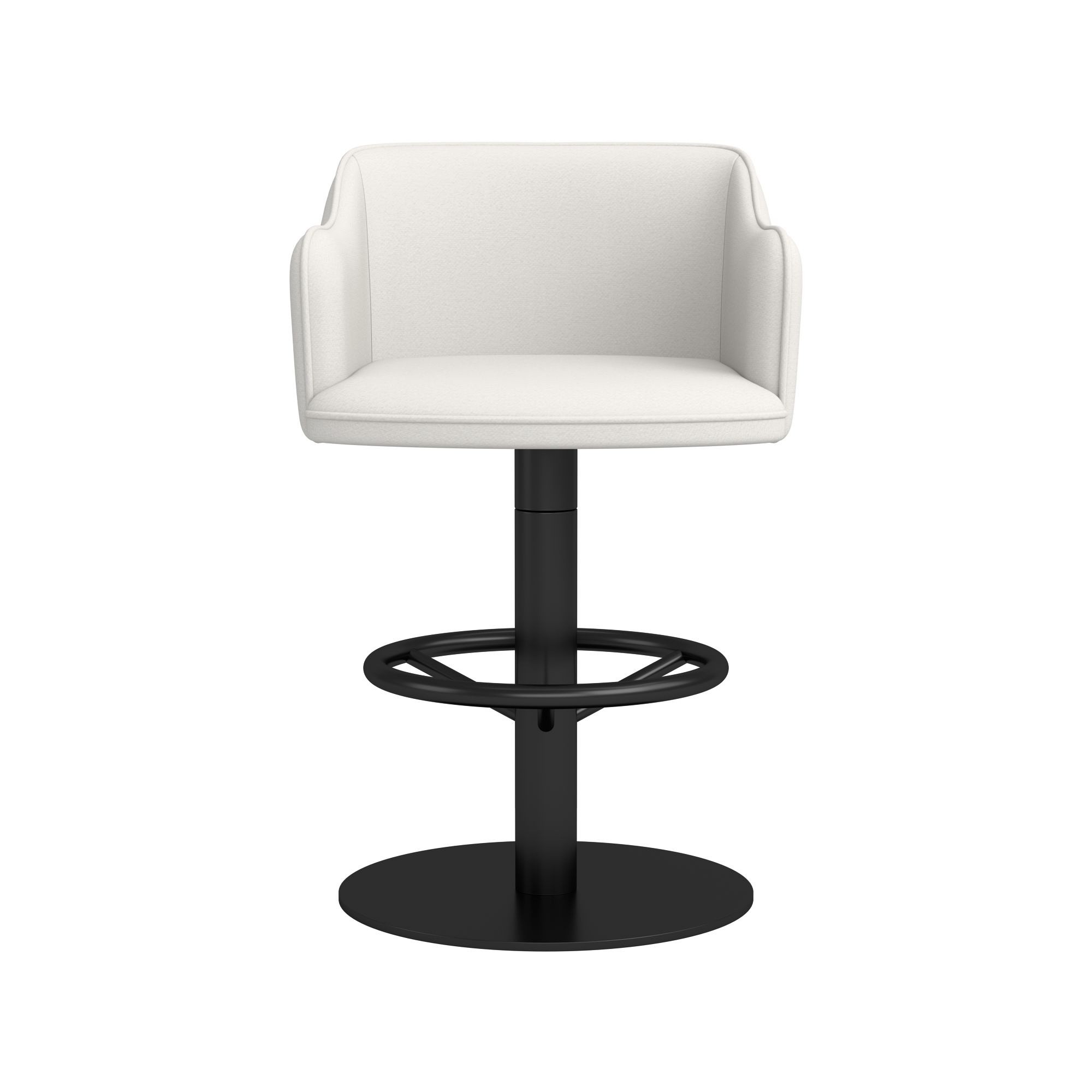 Harding Upholstered Pedestal Counter  & Bar Stool