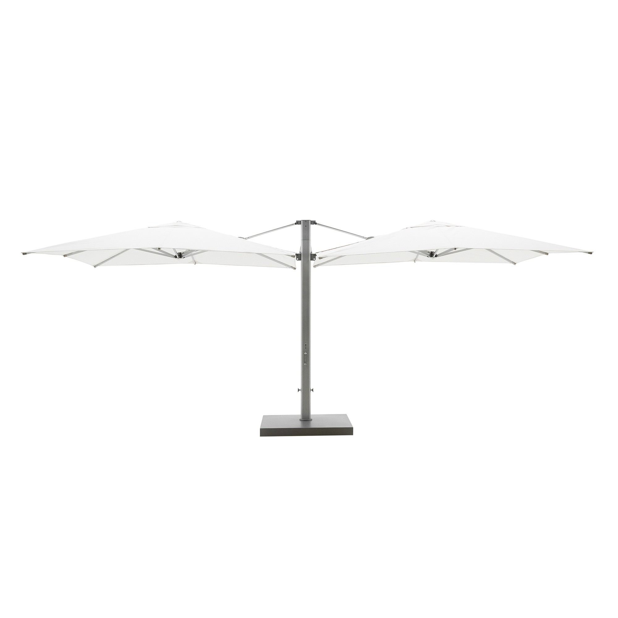 10' Sqaure Performance Dual Cantilever Umbrella