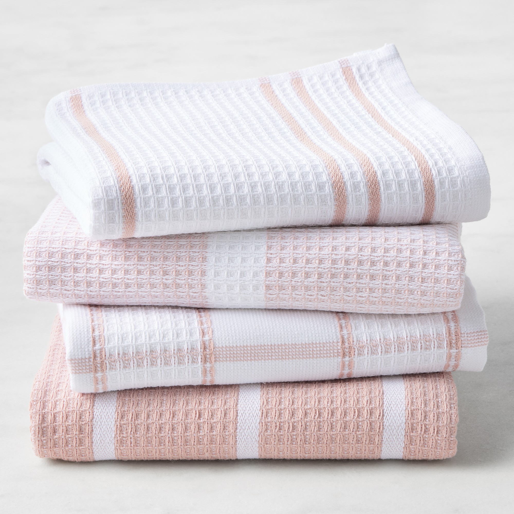 Williams Sonoma Super Absorbent Waffle Weave Towels, Set of 4