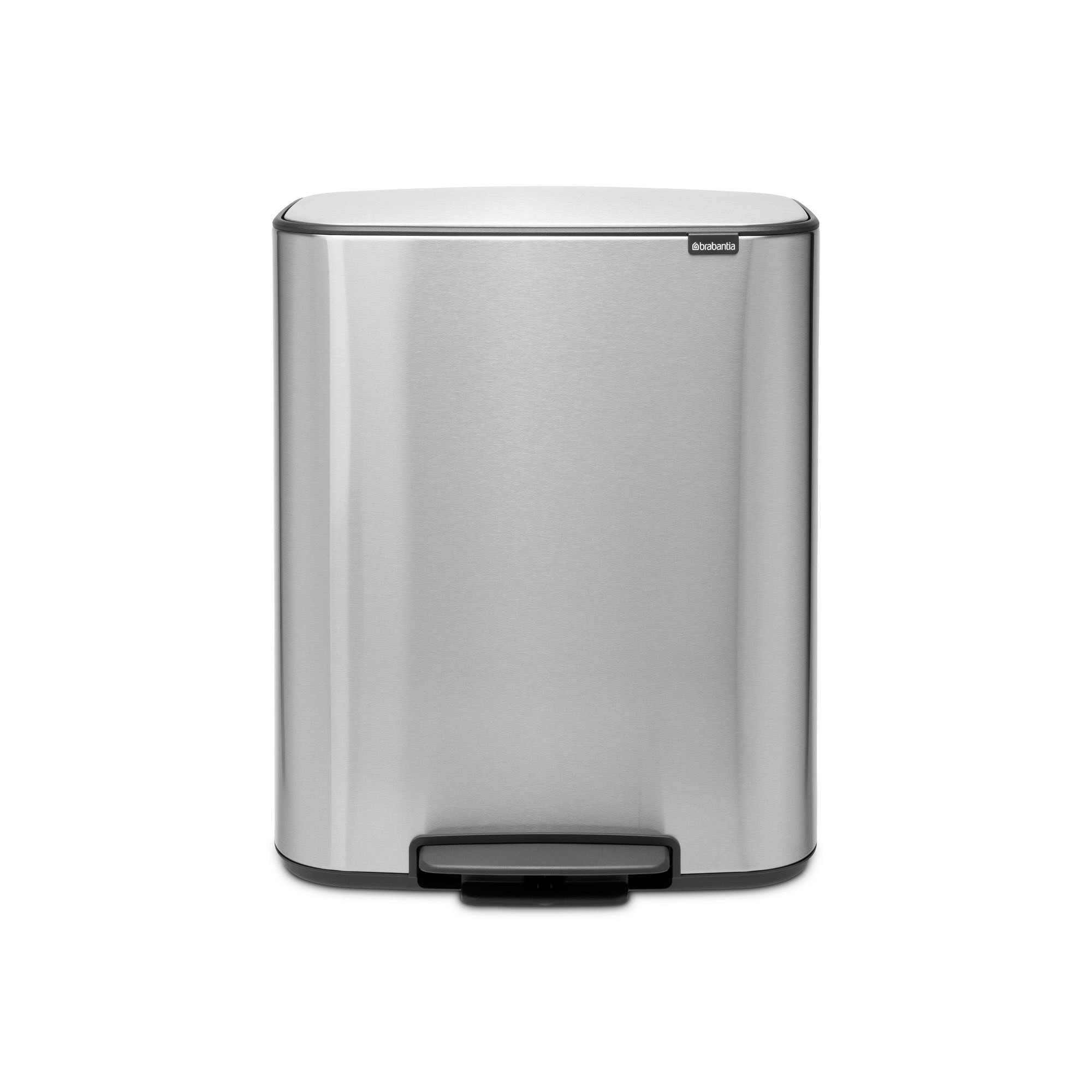 Brabantia Bo Step On Trash Can, 16 Gallon