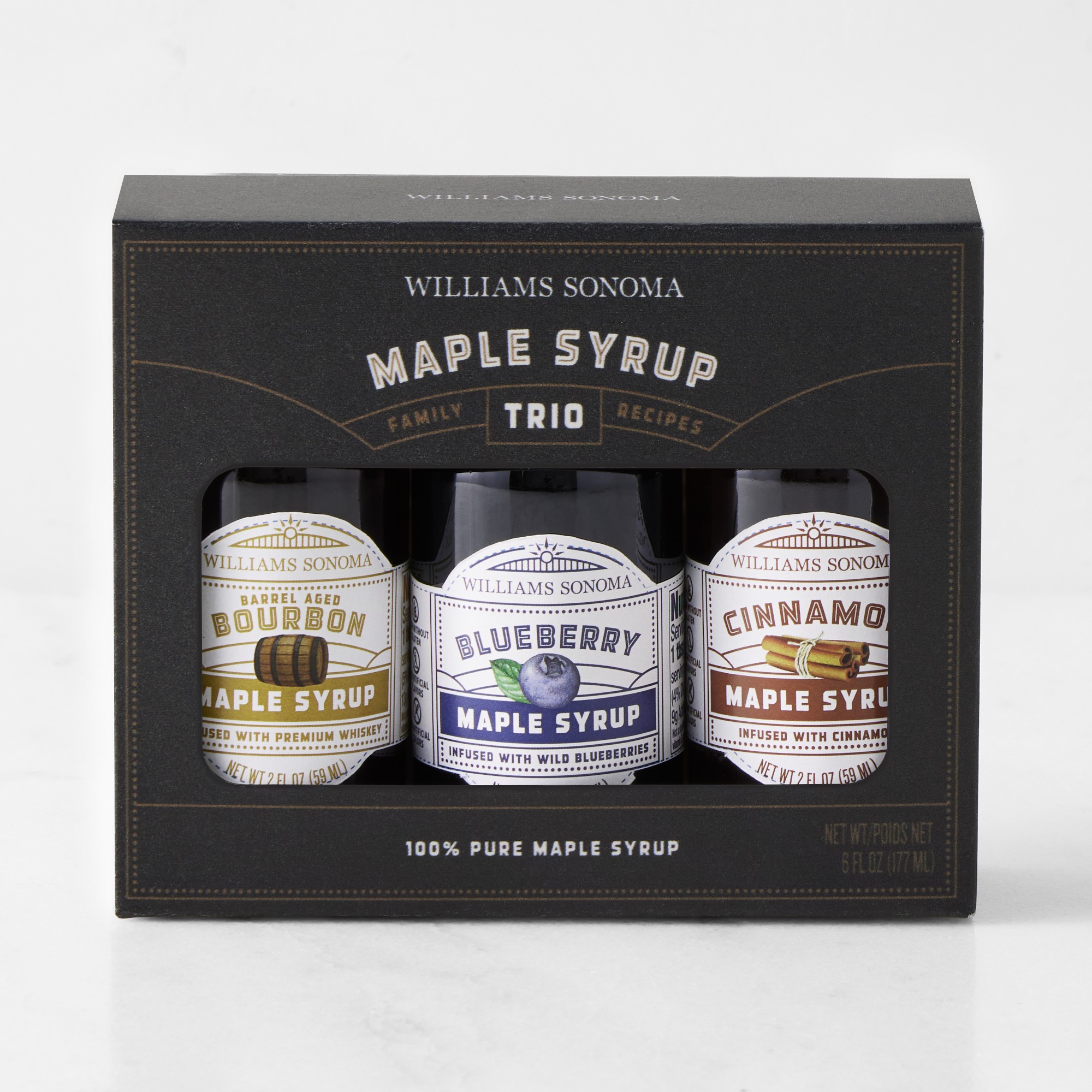 Williams Sonoma Mini Maple Syrup Trio