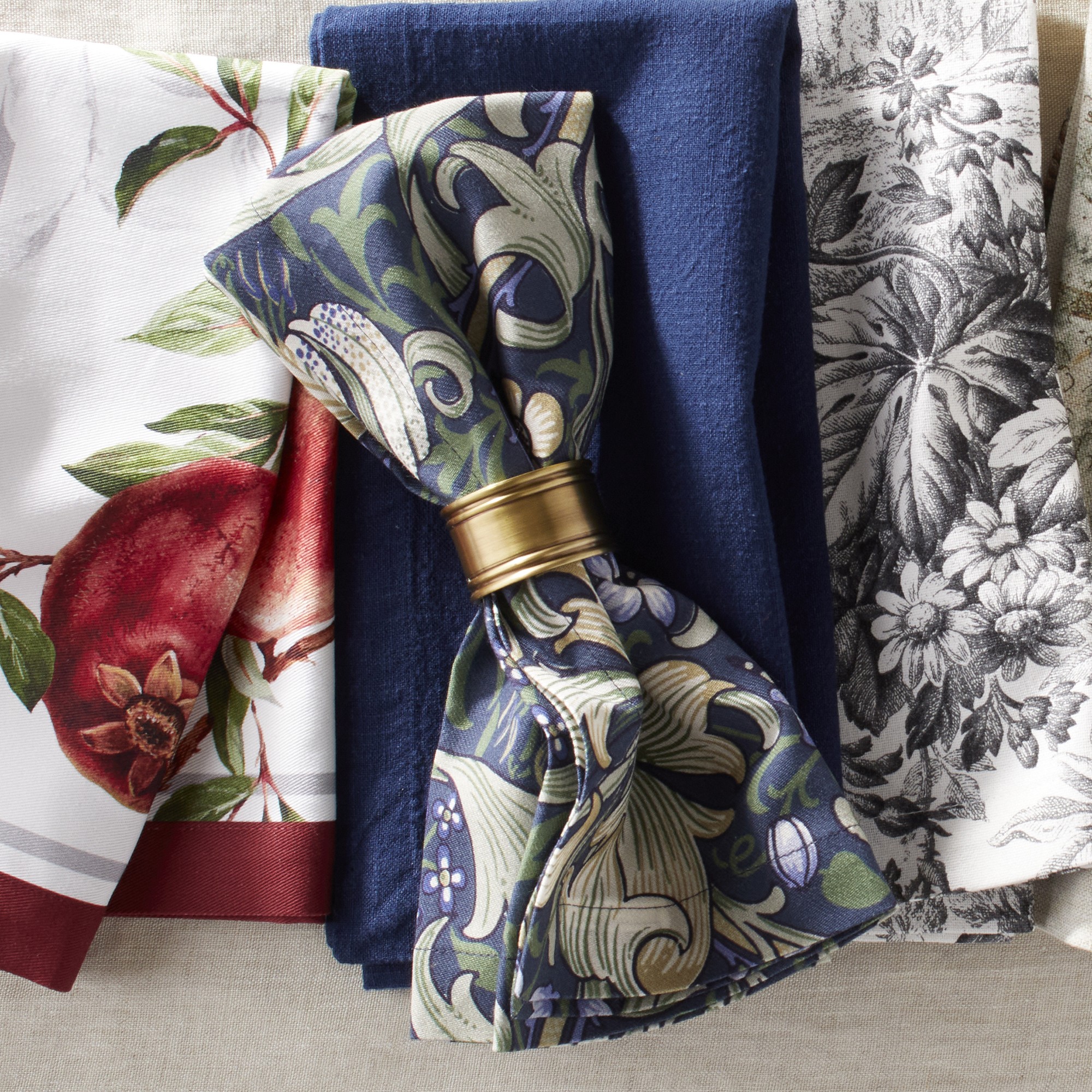 Morris & Co. x Williams Sonoma Golden Lily Napkins, Set of 4