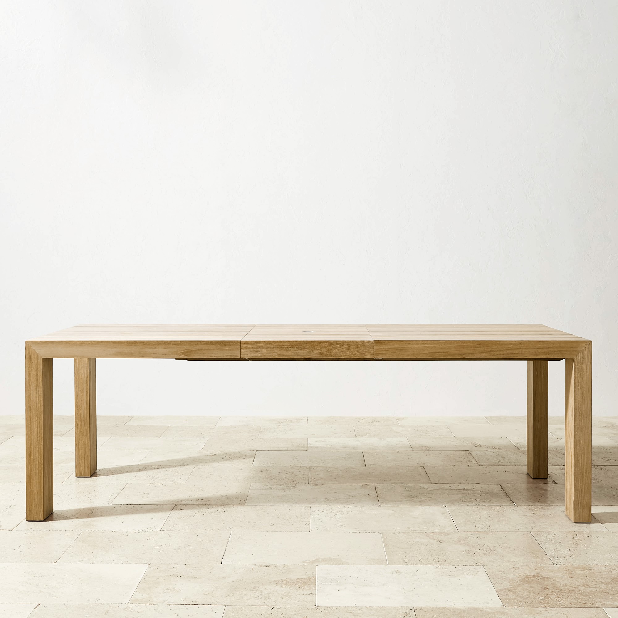 Larnaca Outdoor Teak Extendable Dining Table (72